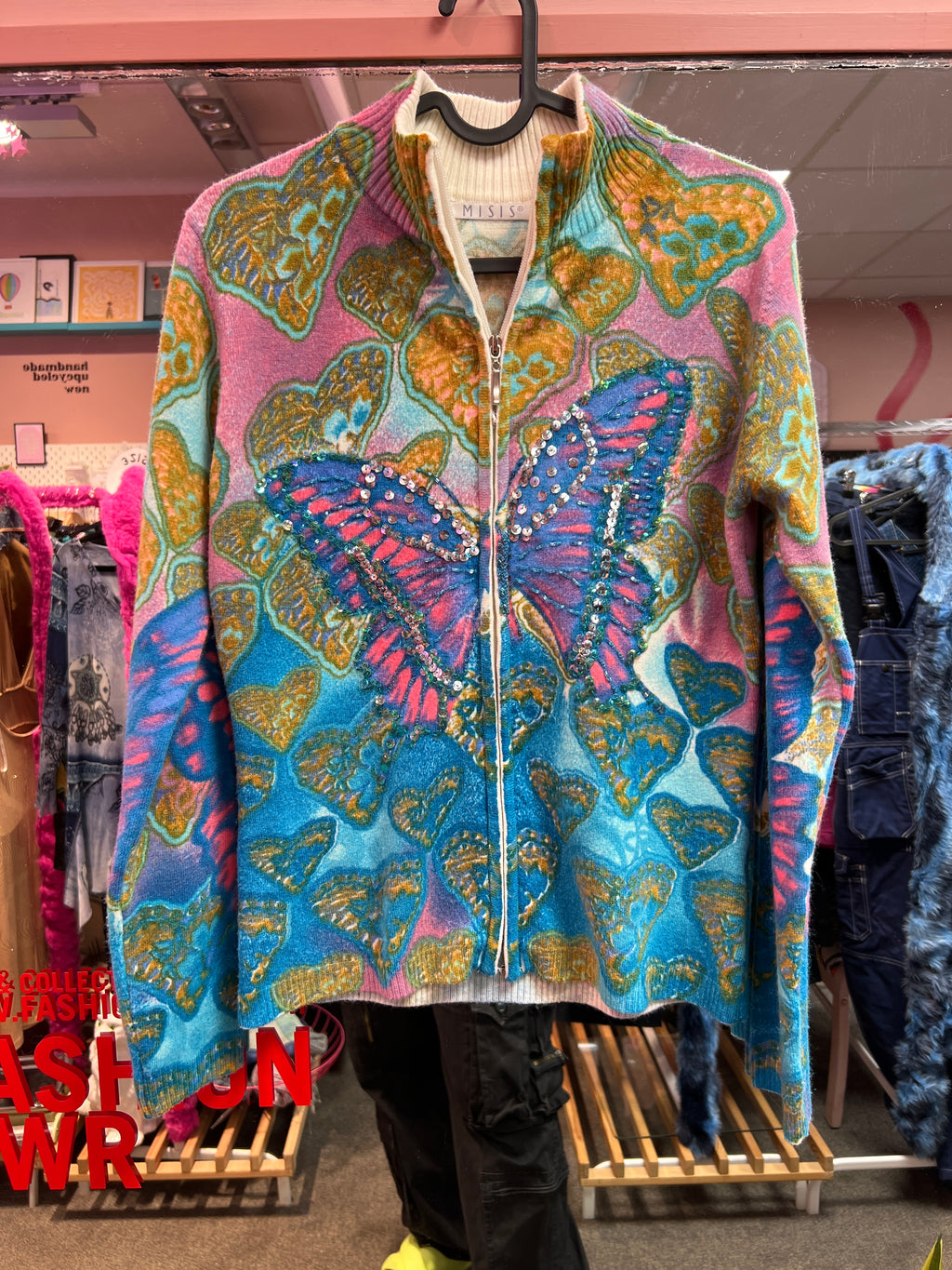 Y2k vibes butterfly colorful Sweater