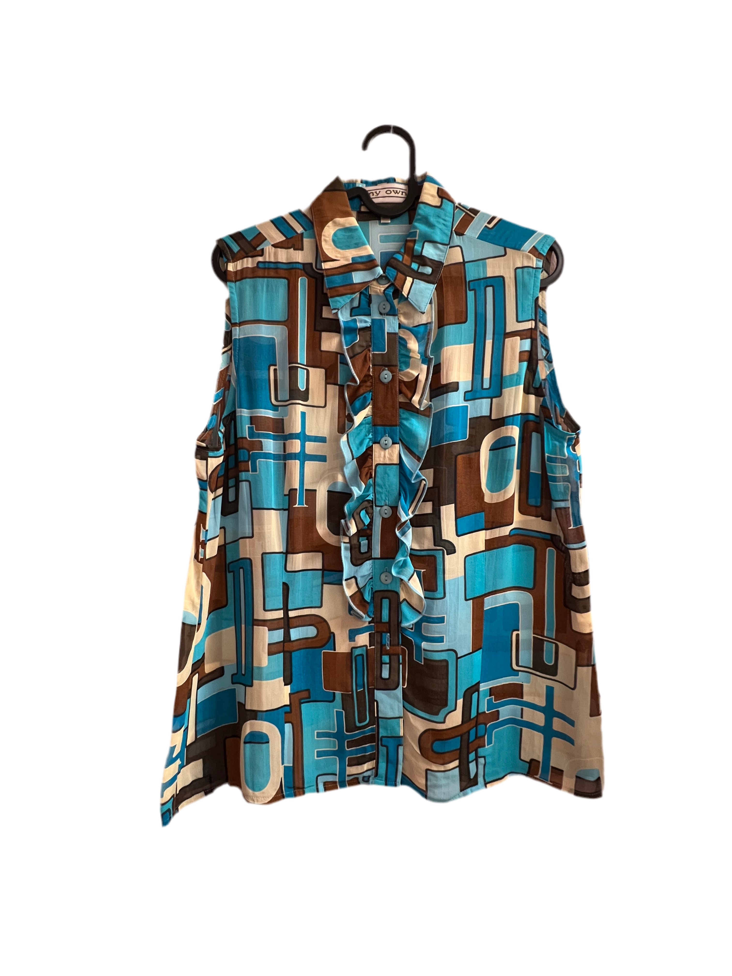 "my own" Blue Blouse