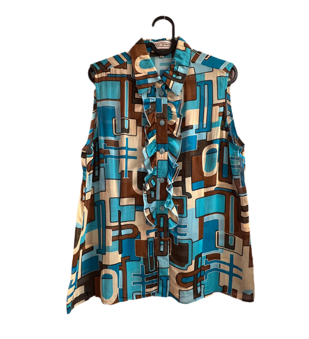 "my own" Blue Blouse