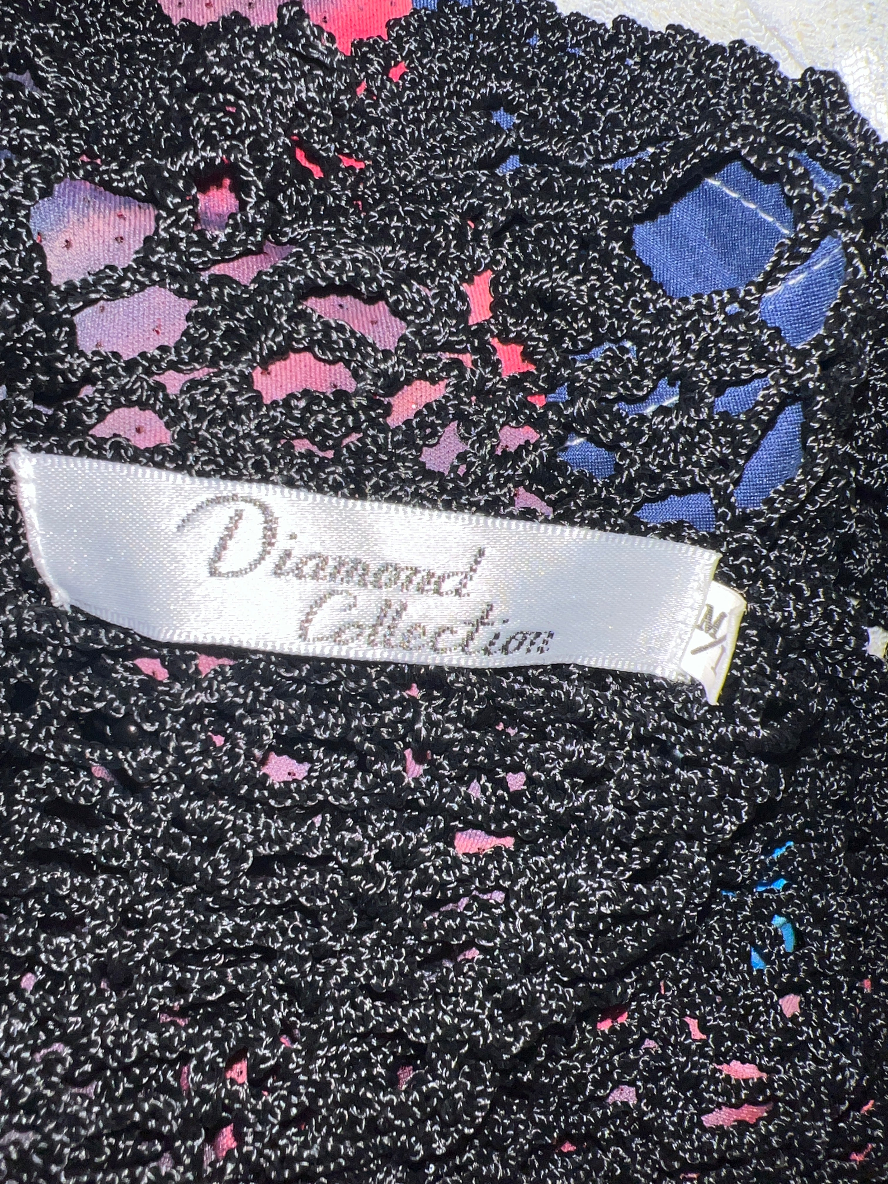 Crochet black top  Diamond