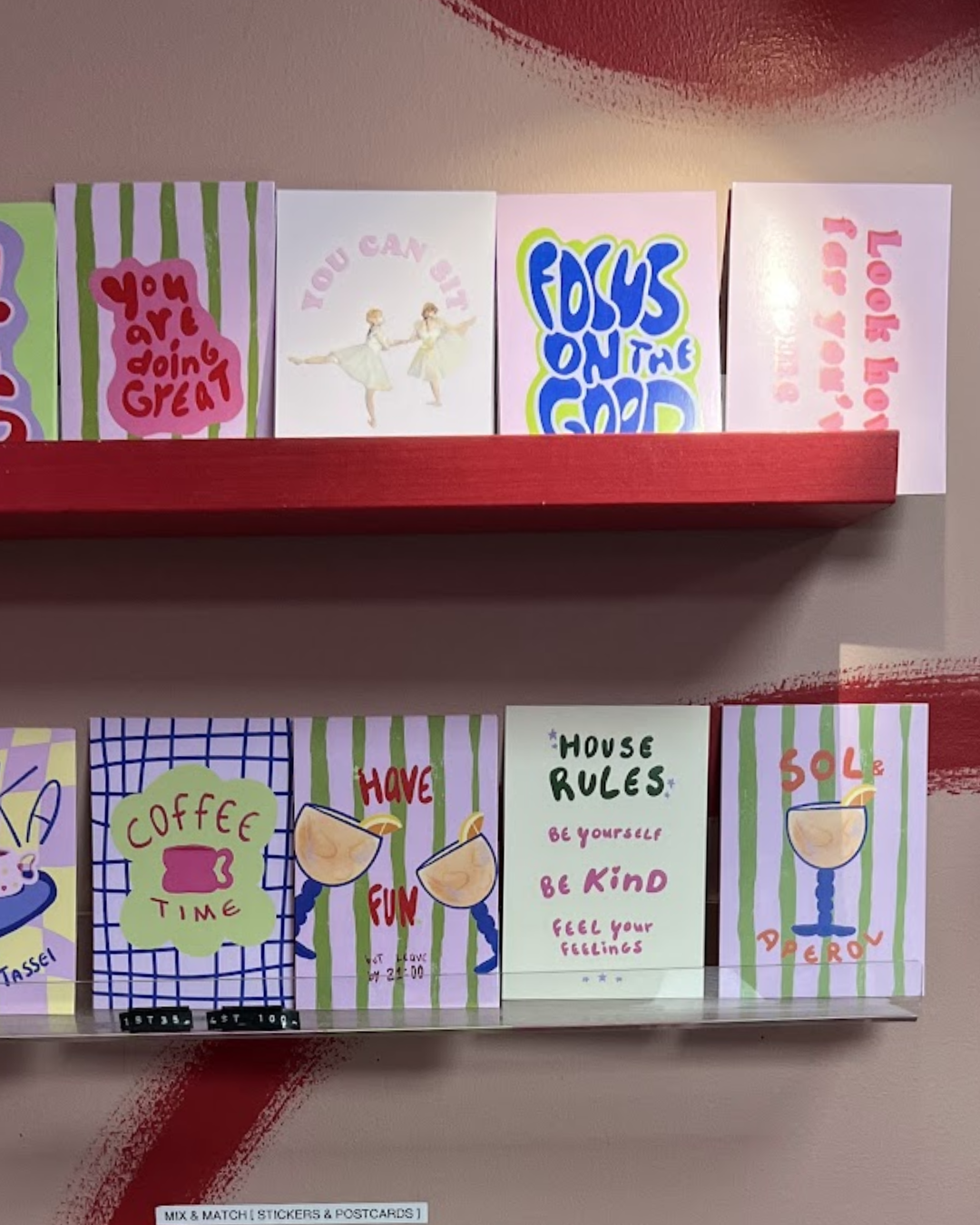 You can sit with us Poster & Postcard