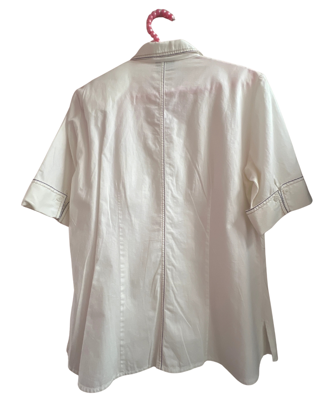 White shirt with cool details