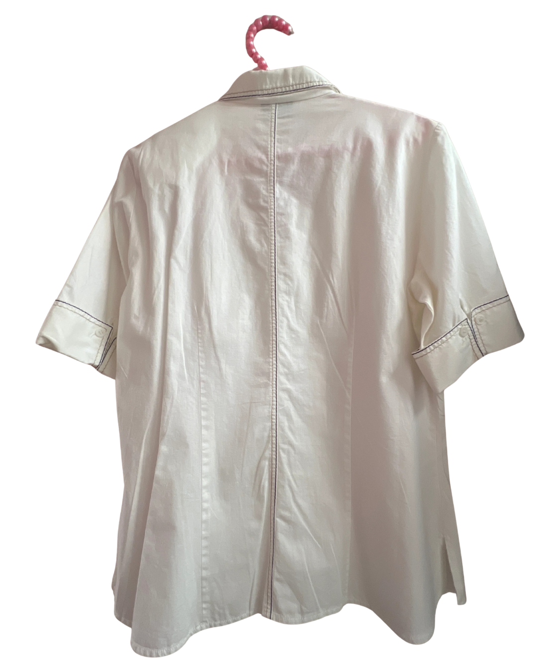 White shirt with cool details