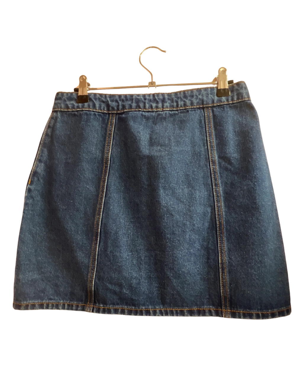 Preppy "Pimke" Jeans Skirt with Cute Pockets
