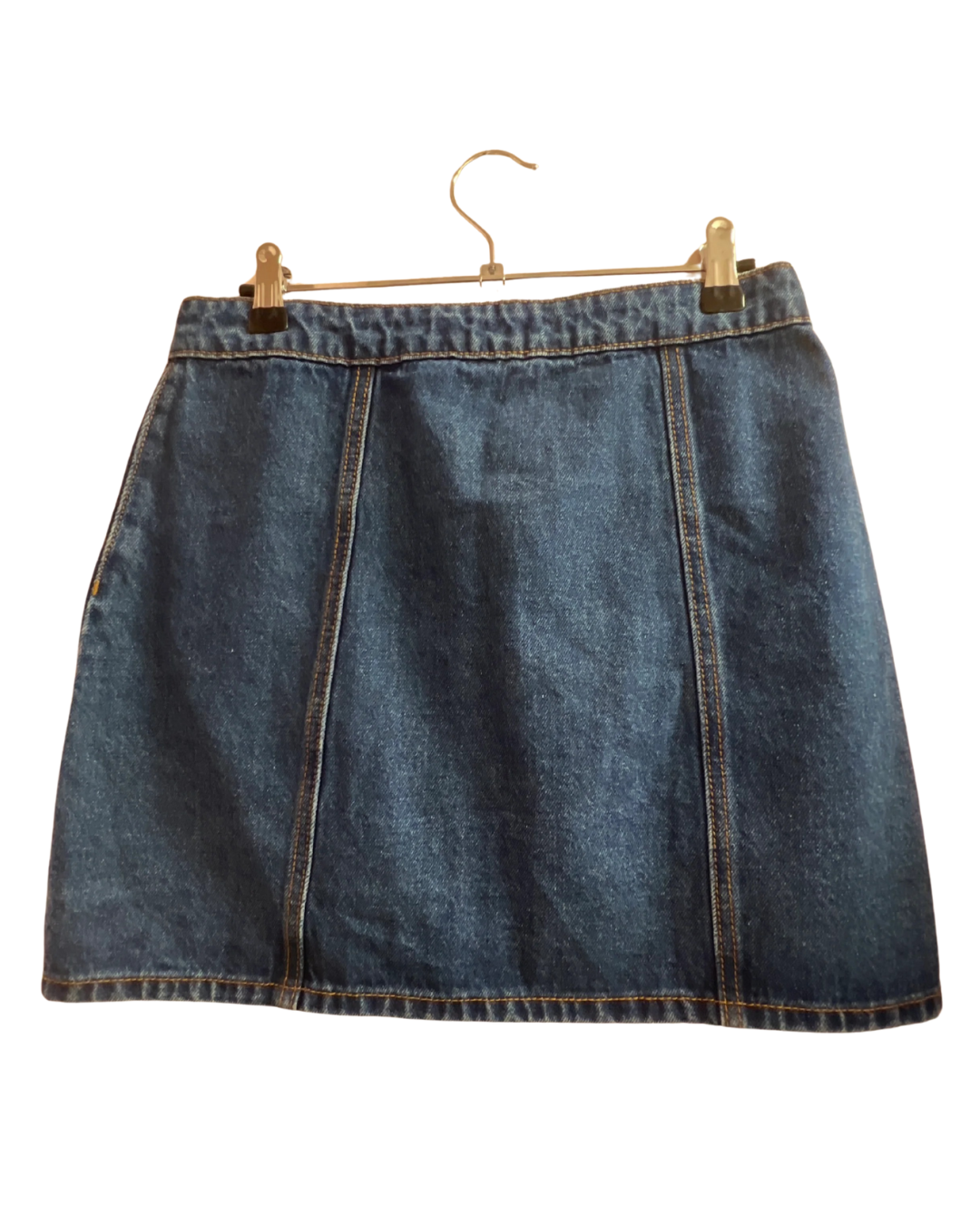Preppy "Pimke" Jeans Skirt with Cute Pockets