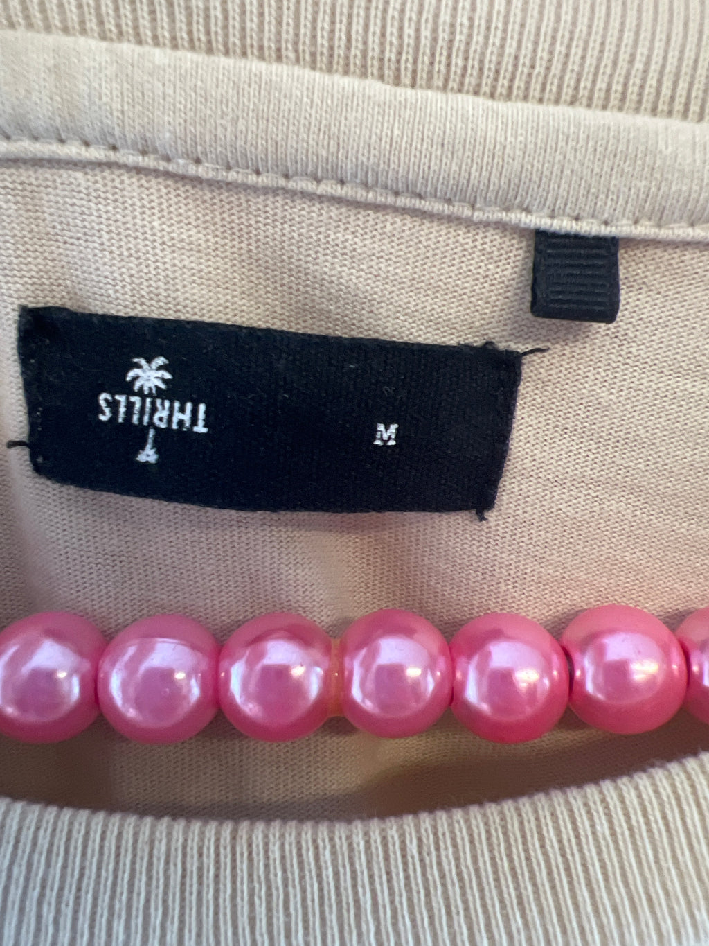 Oversized "Thrills Company" T-shirt