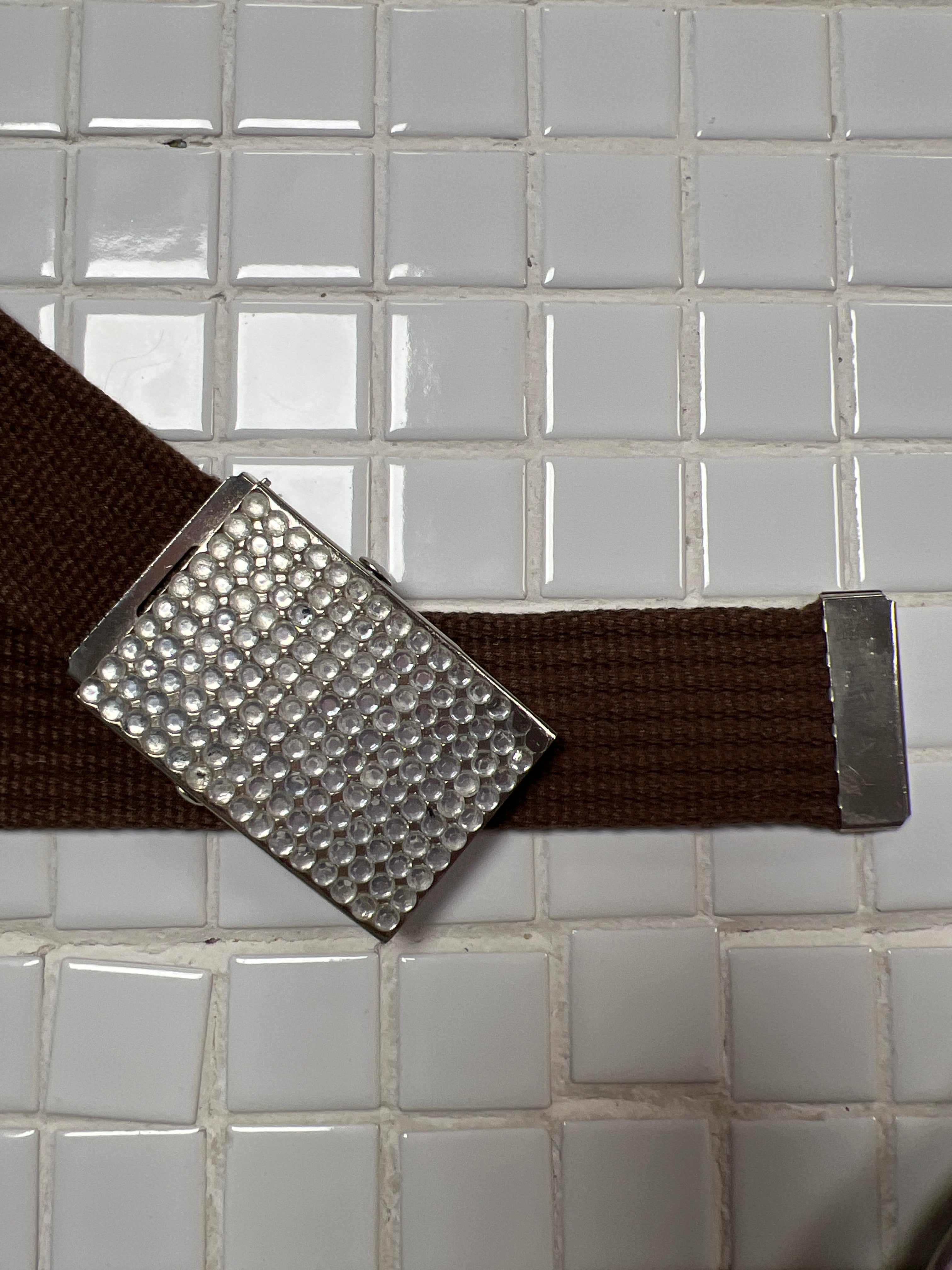 Y2K vibes strass belt