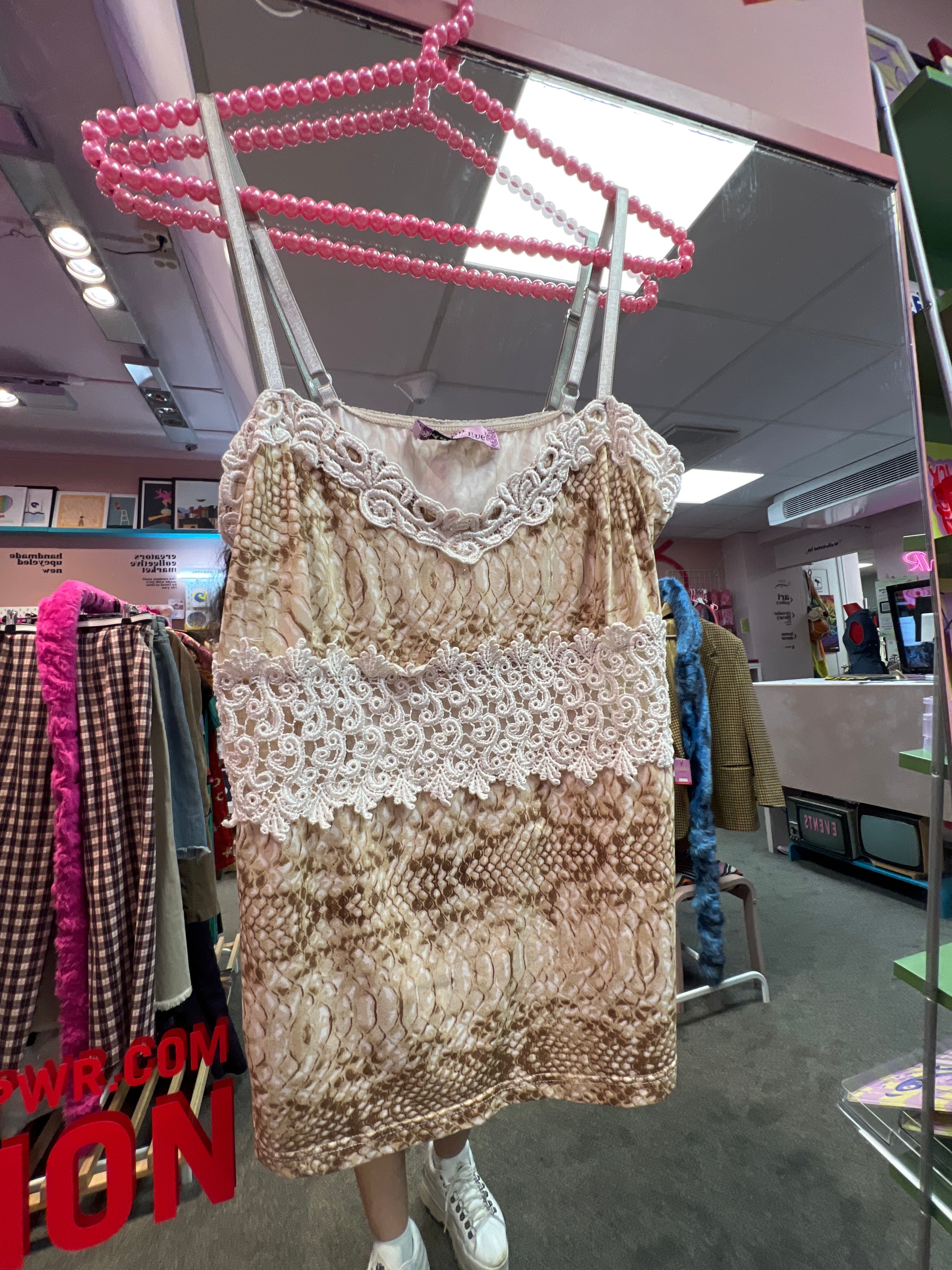 Adam pour Eve brown patterned top