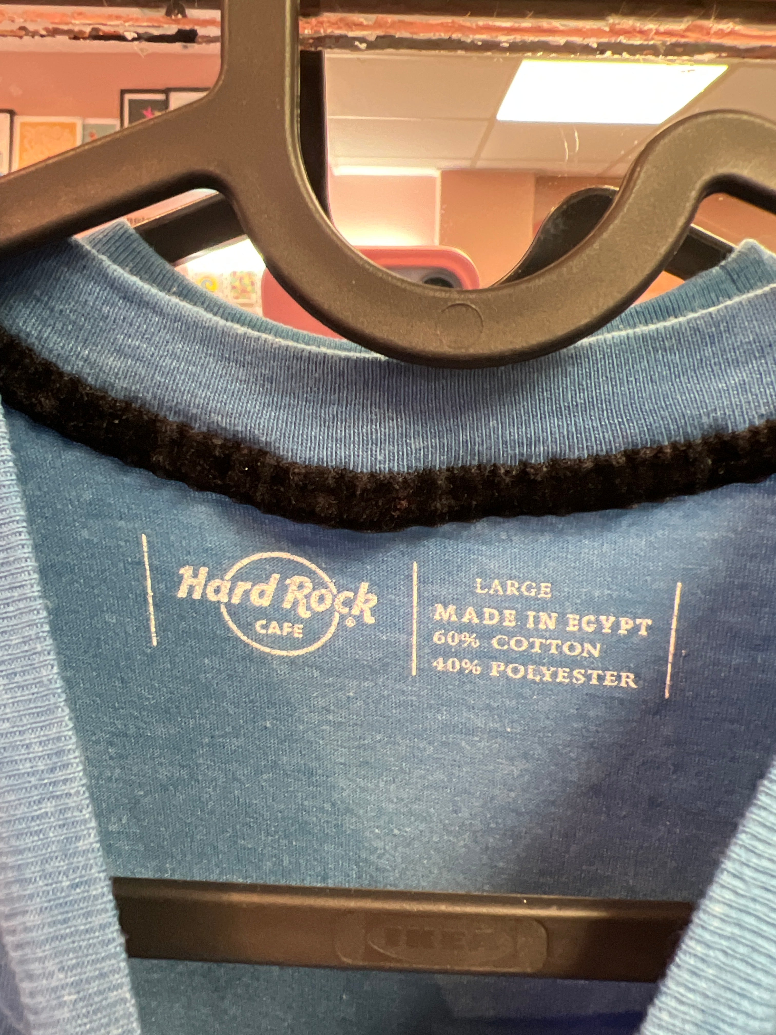Blue Hard Rock Cafe t-shirt