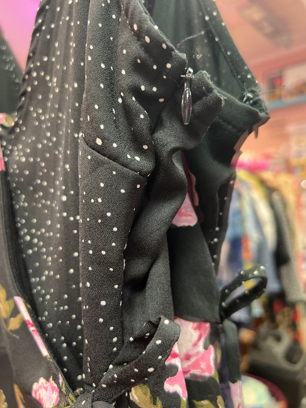 Polka dots and flowers dress