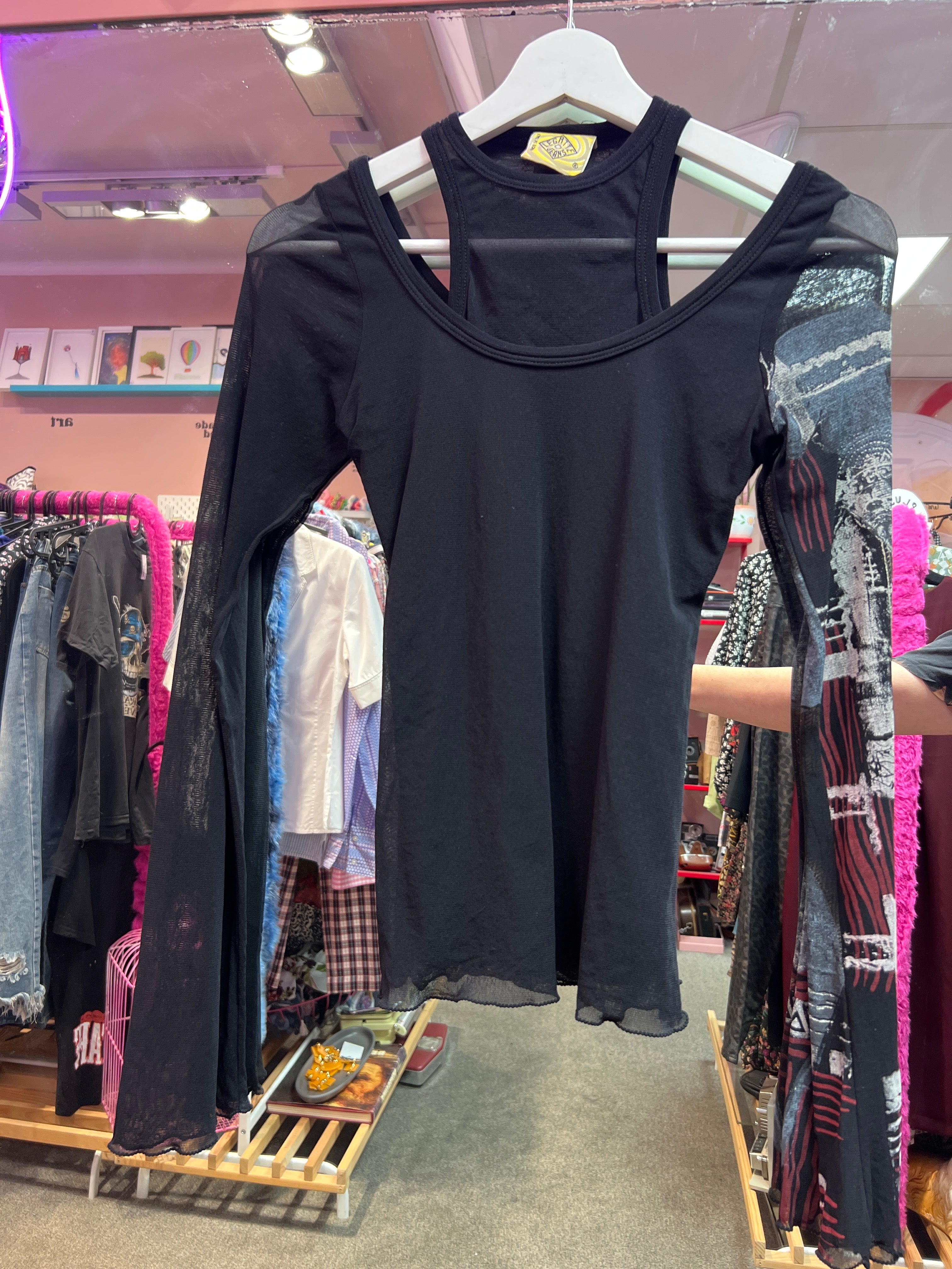 Y2K-känsla Legate Jeans mönstrad ärm