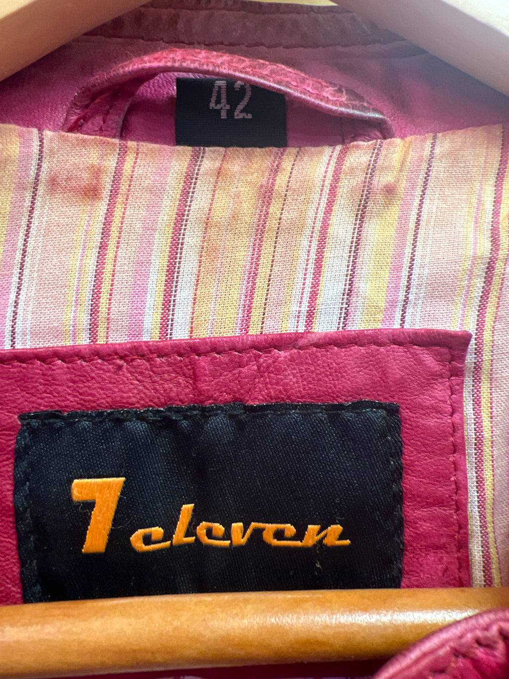 Leather jacket 7 Eleven