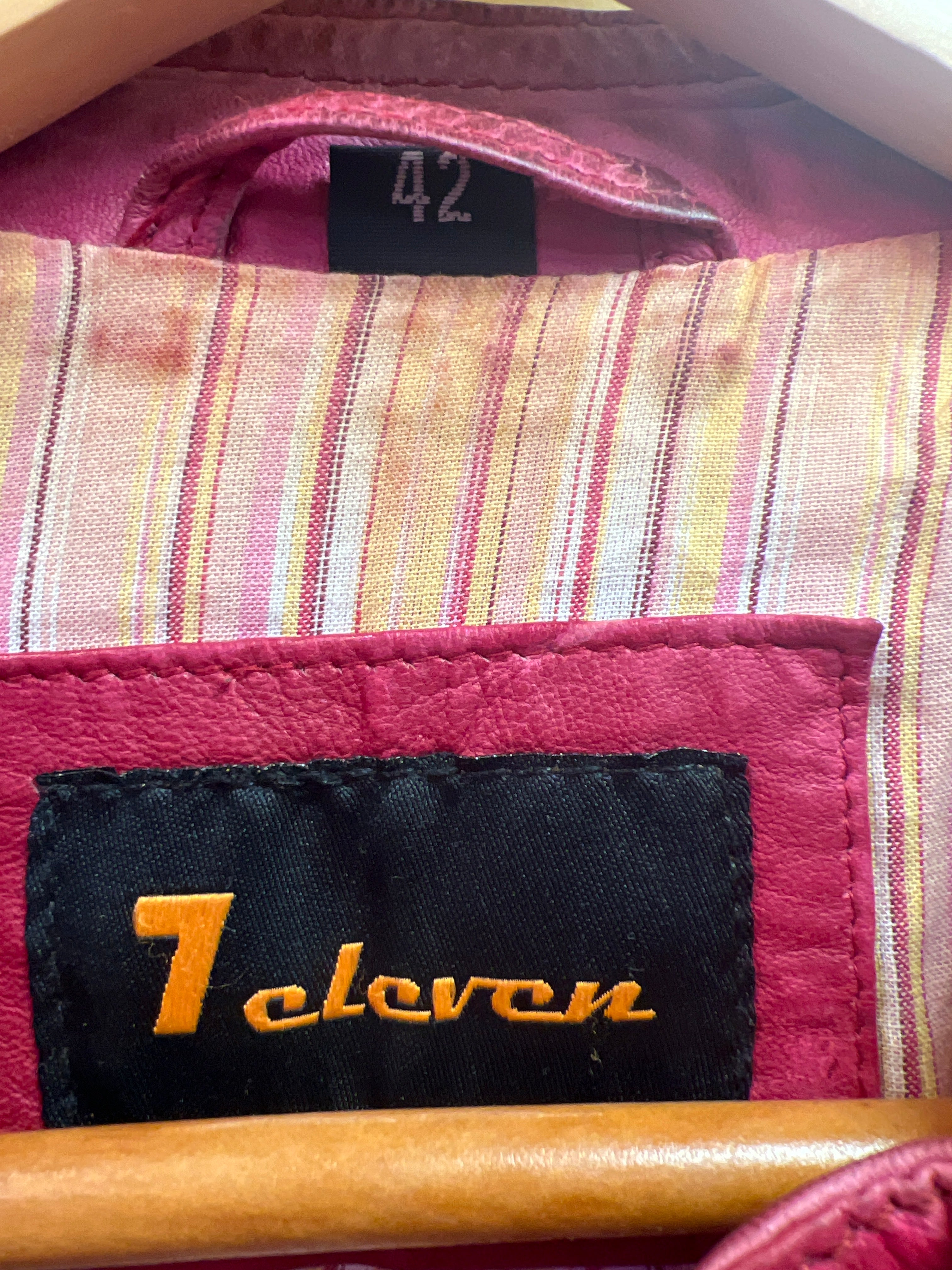 Leather jacket 7 Eleven