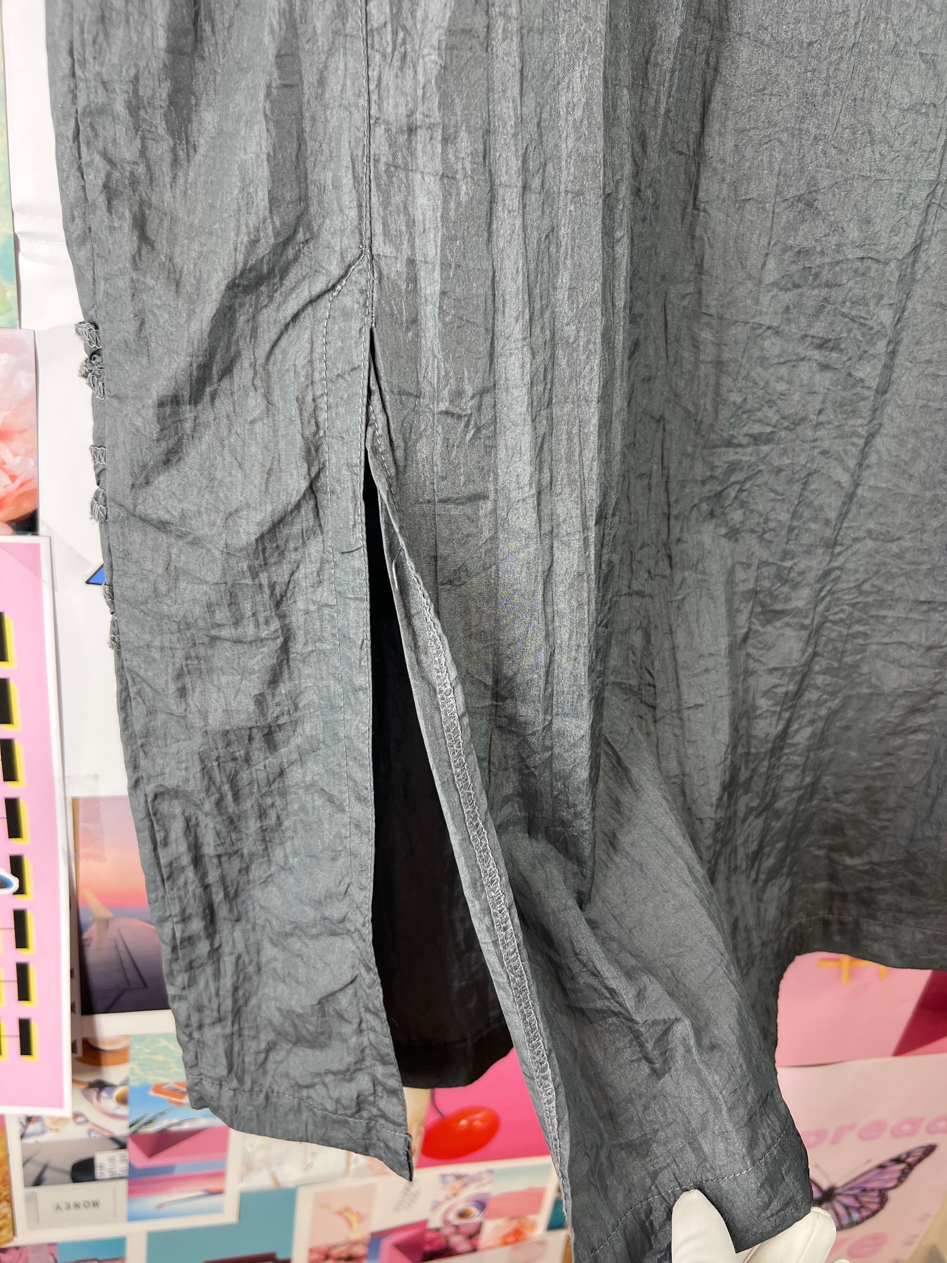 Thin grey y2k vibes skirt