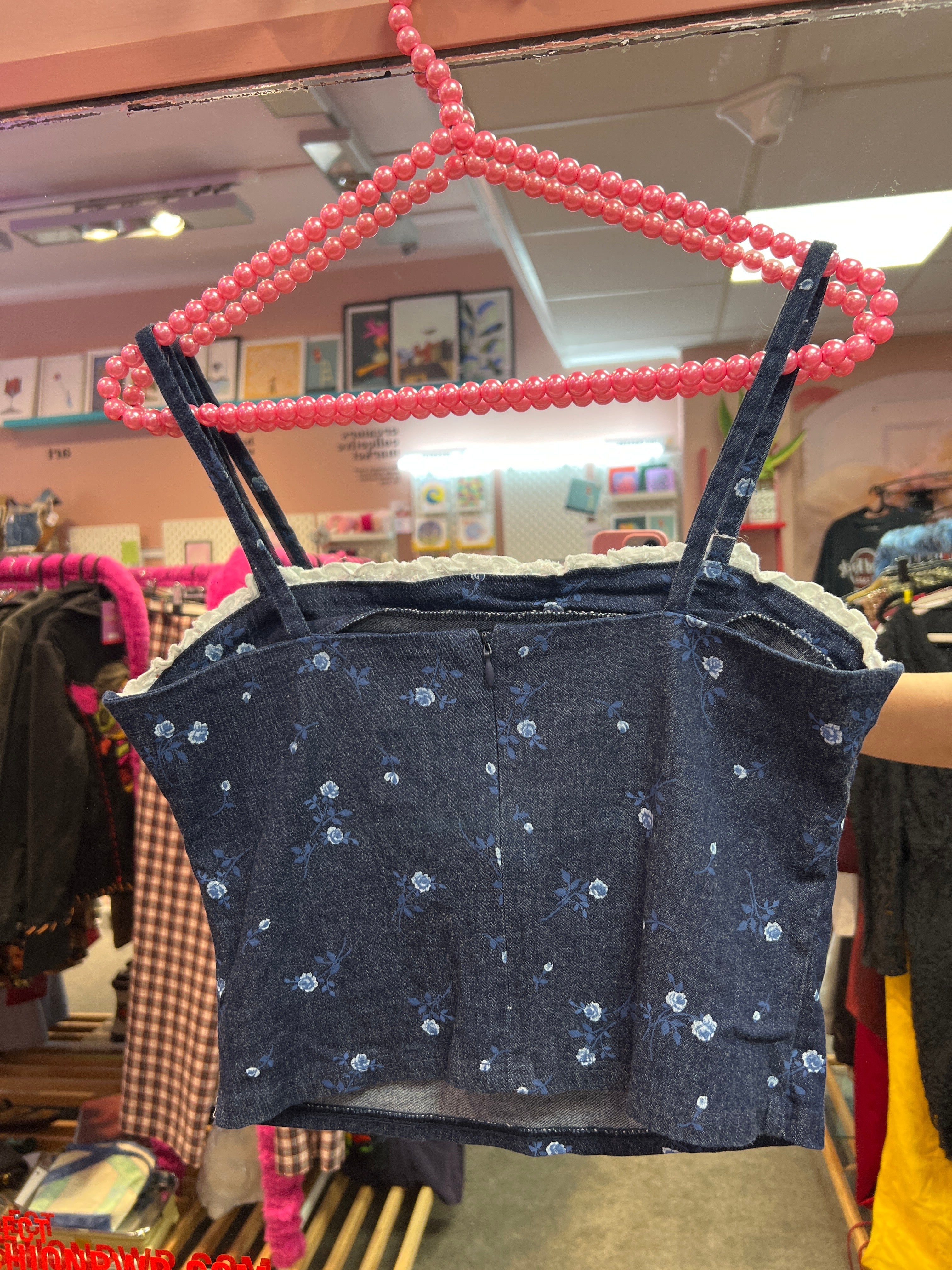 Pimkie romantic crop top