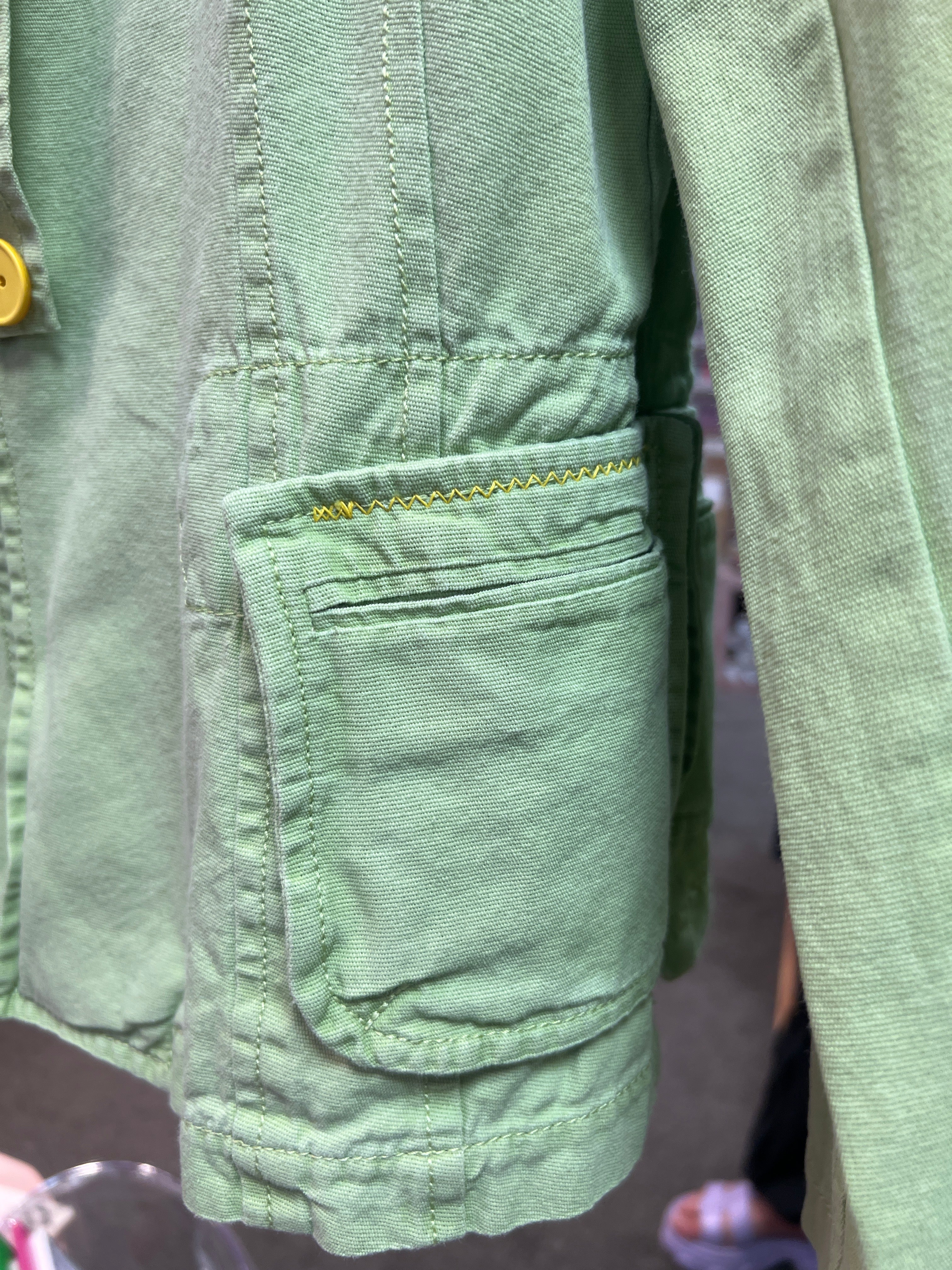 Green cotton blazer Danini