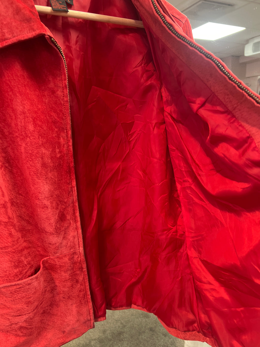 Red Leather Jacket Live a Little