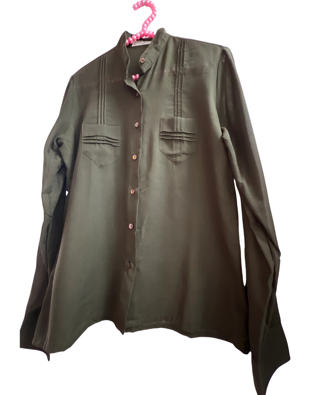 Military Green "Jean Philippe" Button-up Shirt