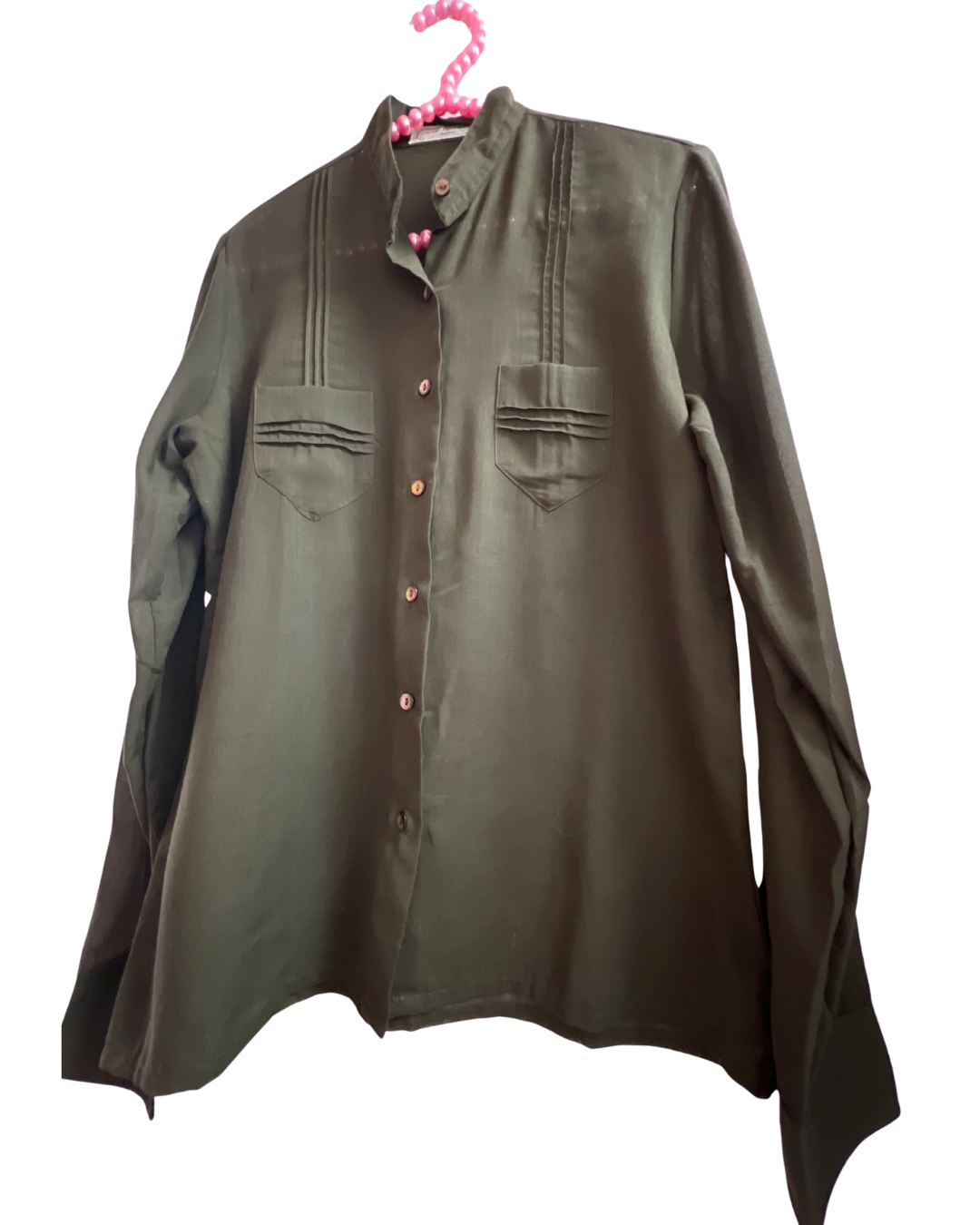 Military Green "Jean Philippe" Button-up Shirt