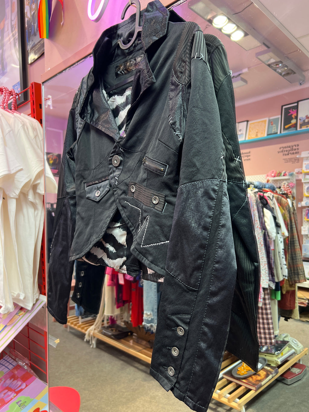 Goth Vampire Crop jacket y2k vibes