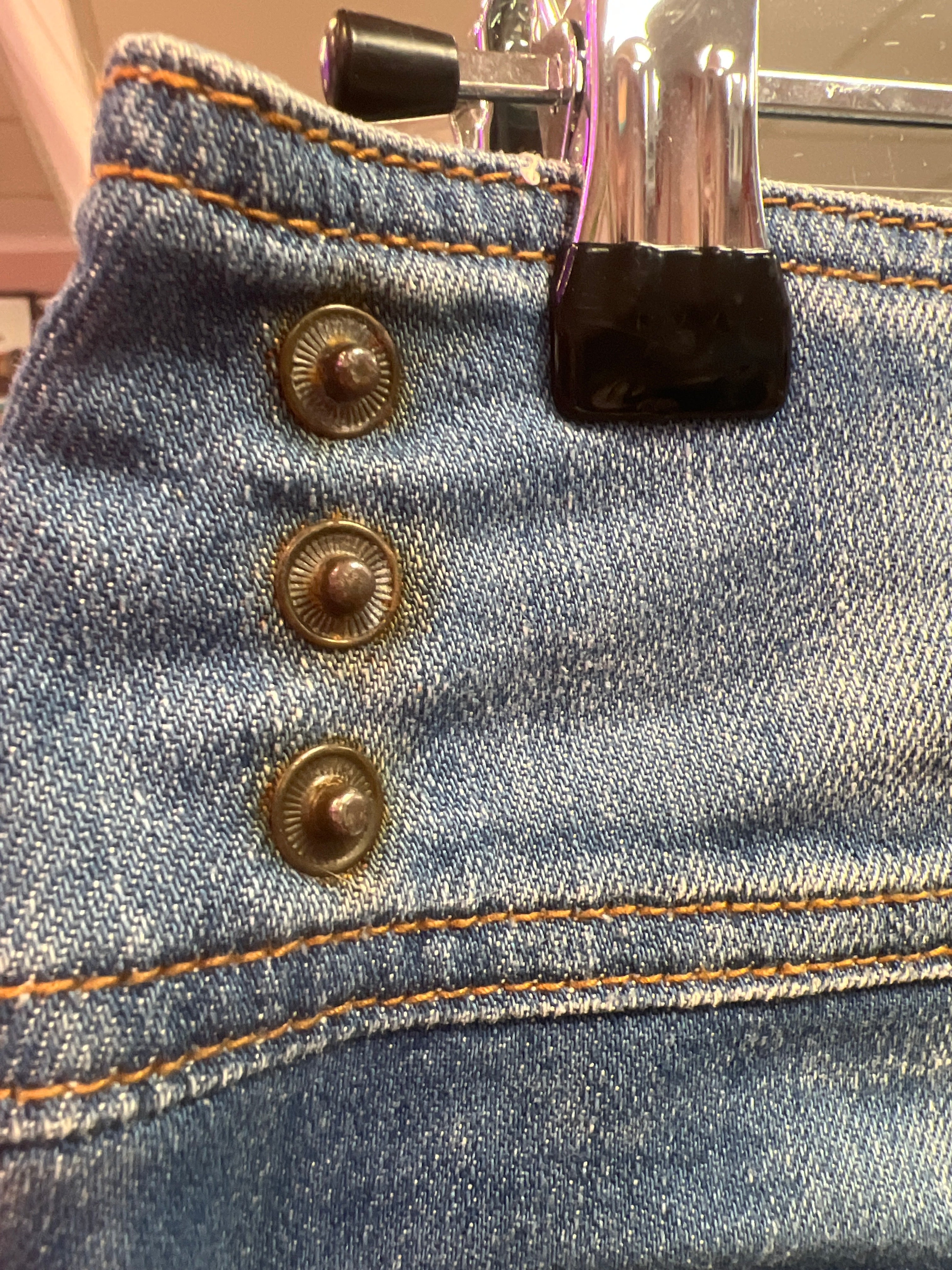 Mini mini jeans skirt