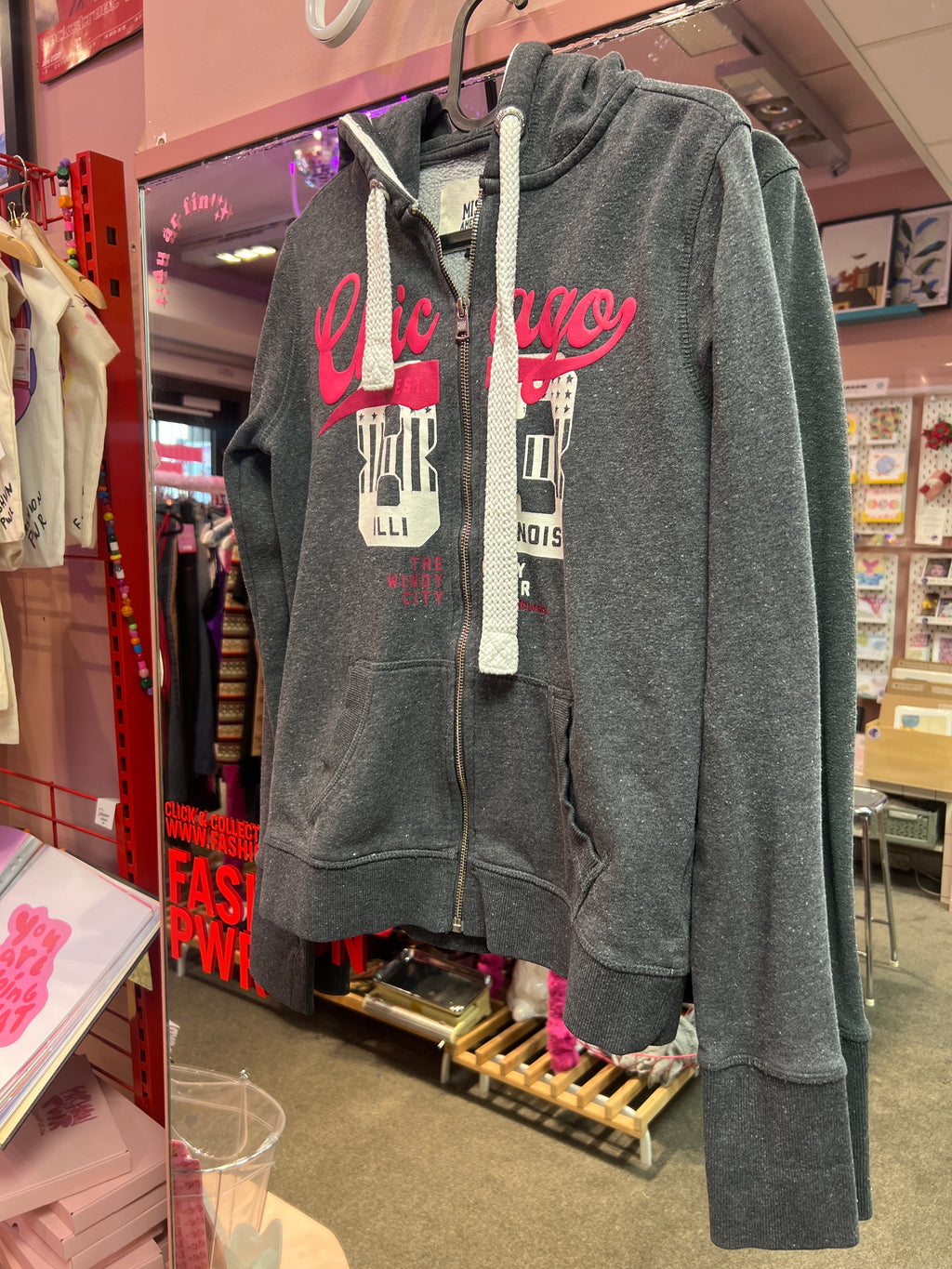 Miss America grey hoodie