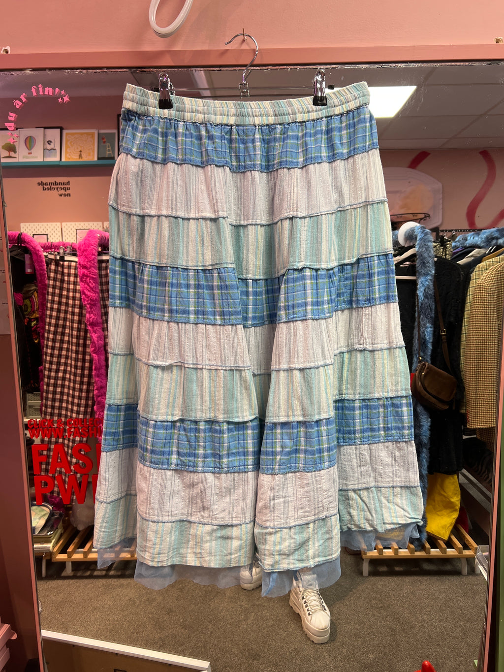 Bohemian blue skirt