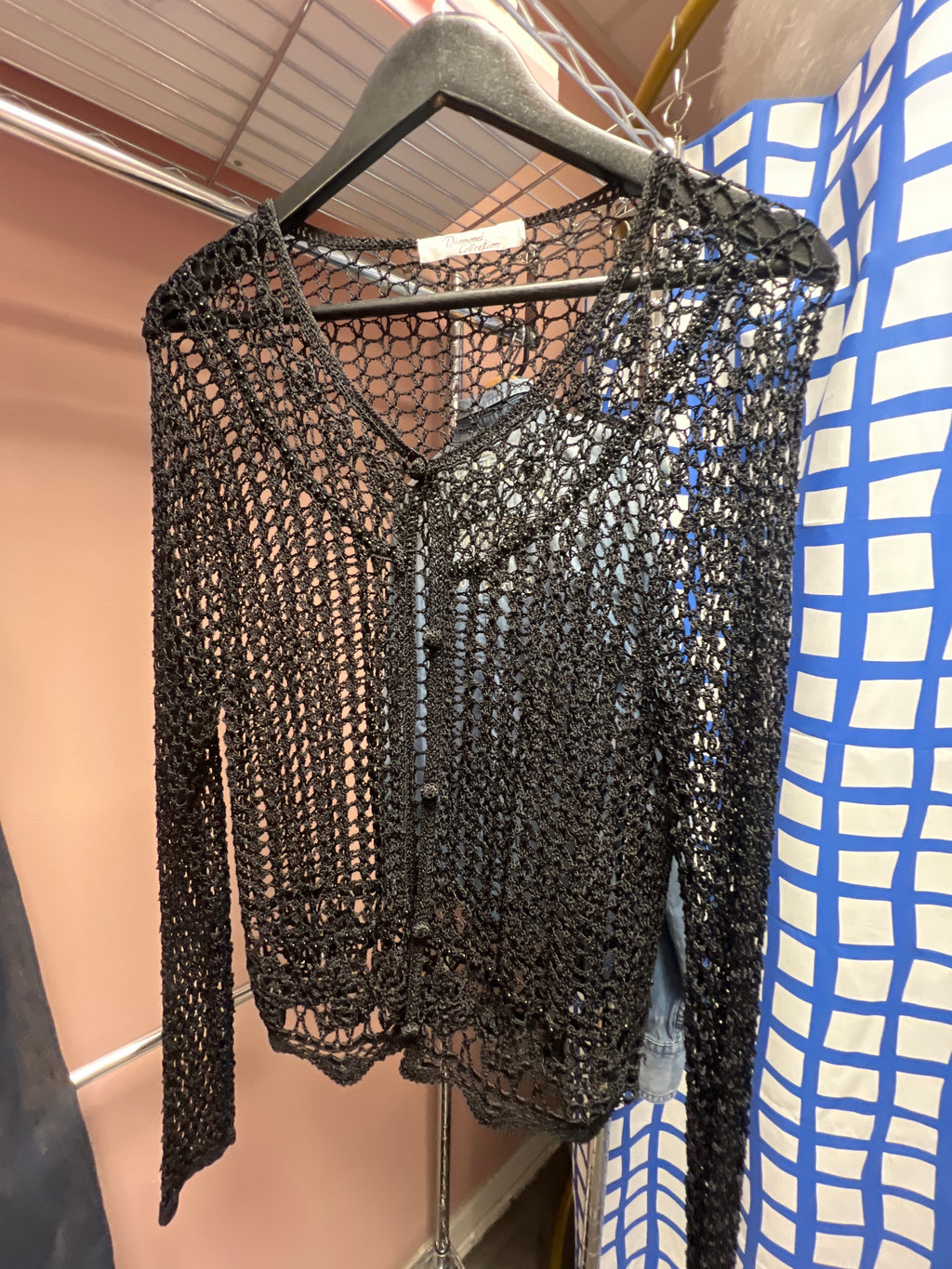 Crochet black top  Diamond