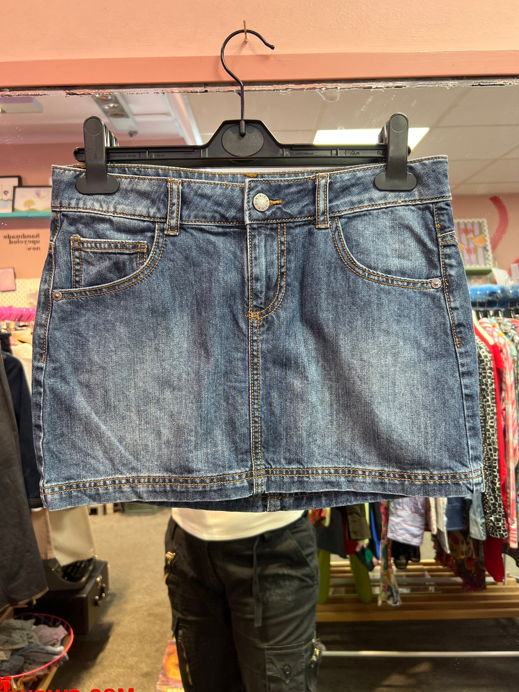 Benetton jeans skirt