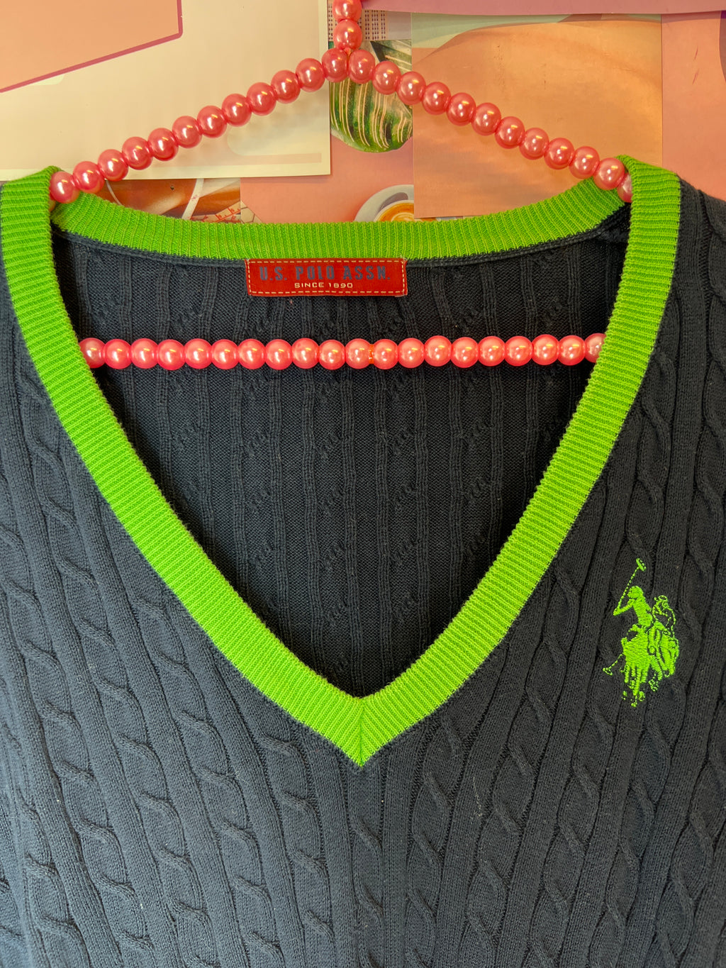 US Polo Blue and Green