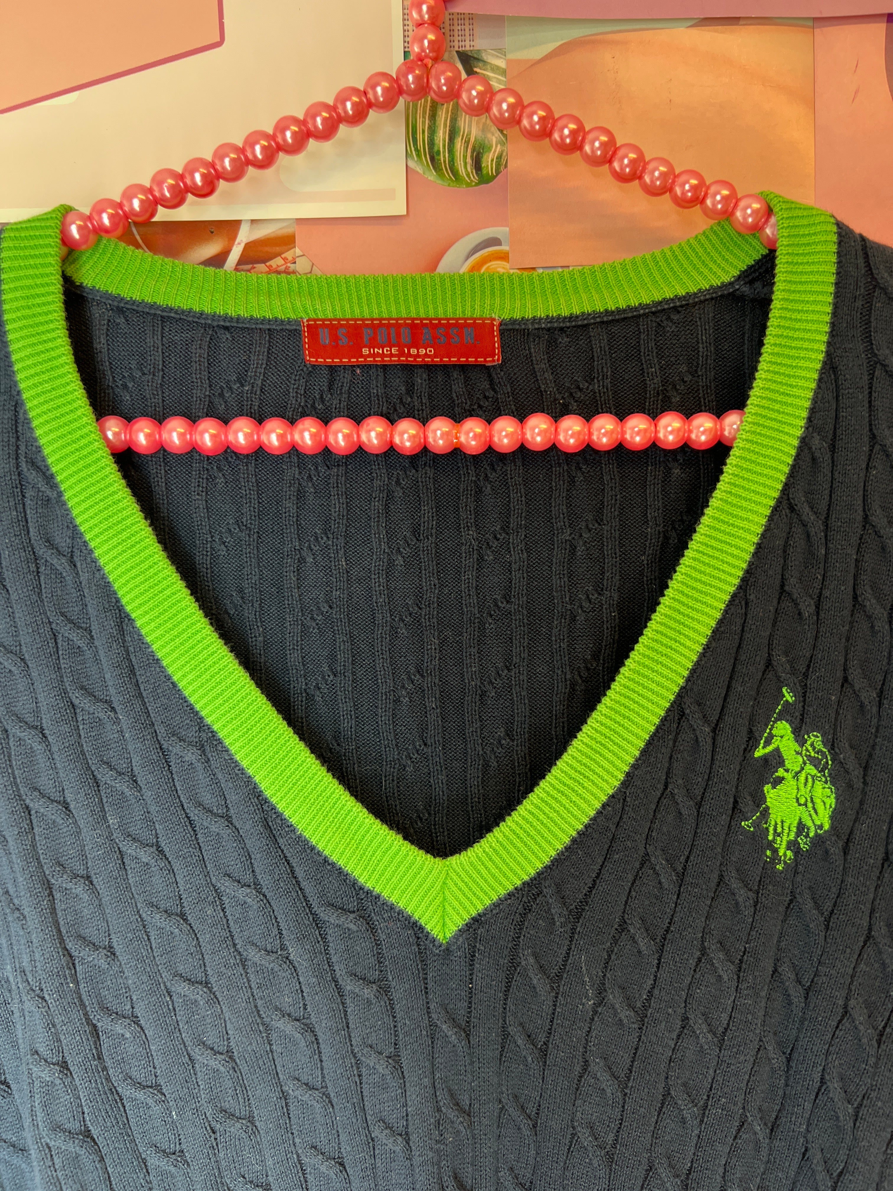 US Polo Blue and Green