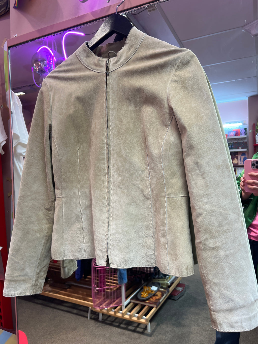 Fancy hint of cowboy vibes leather jacket