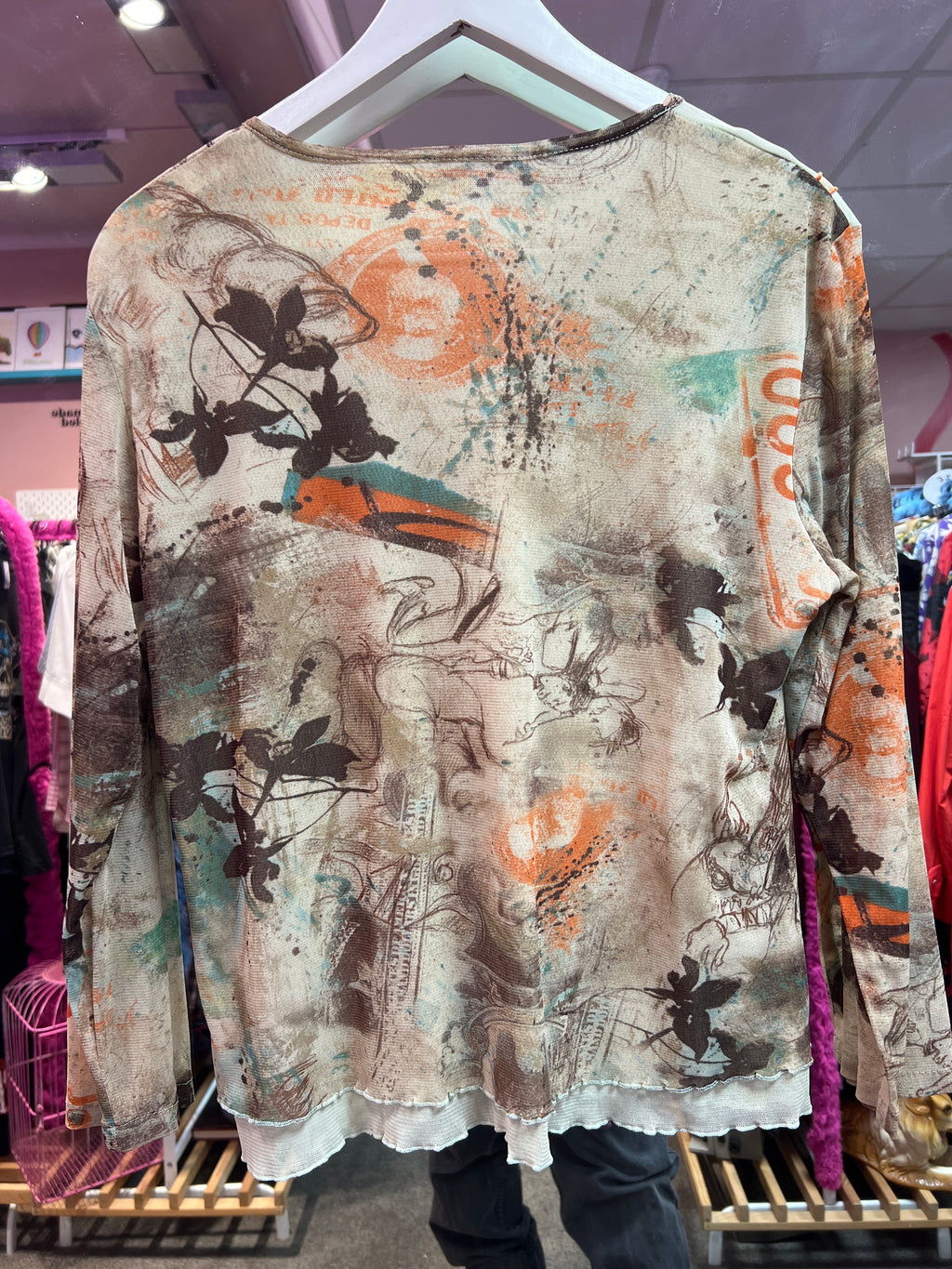 Y2K patterned top