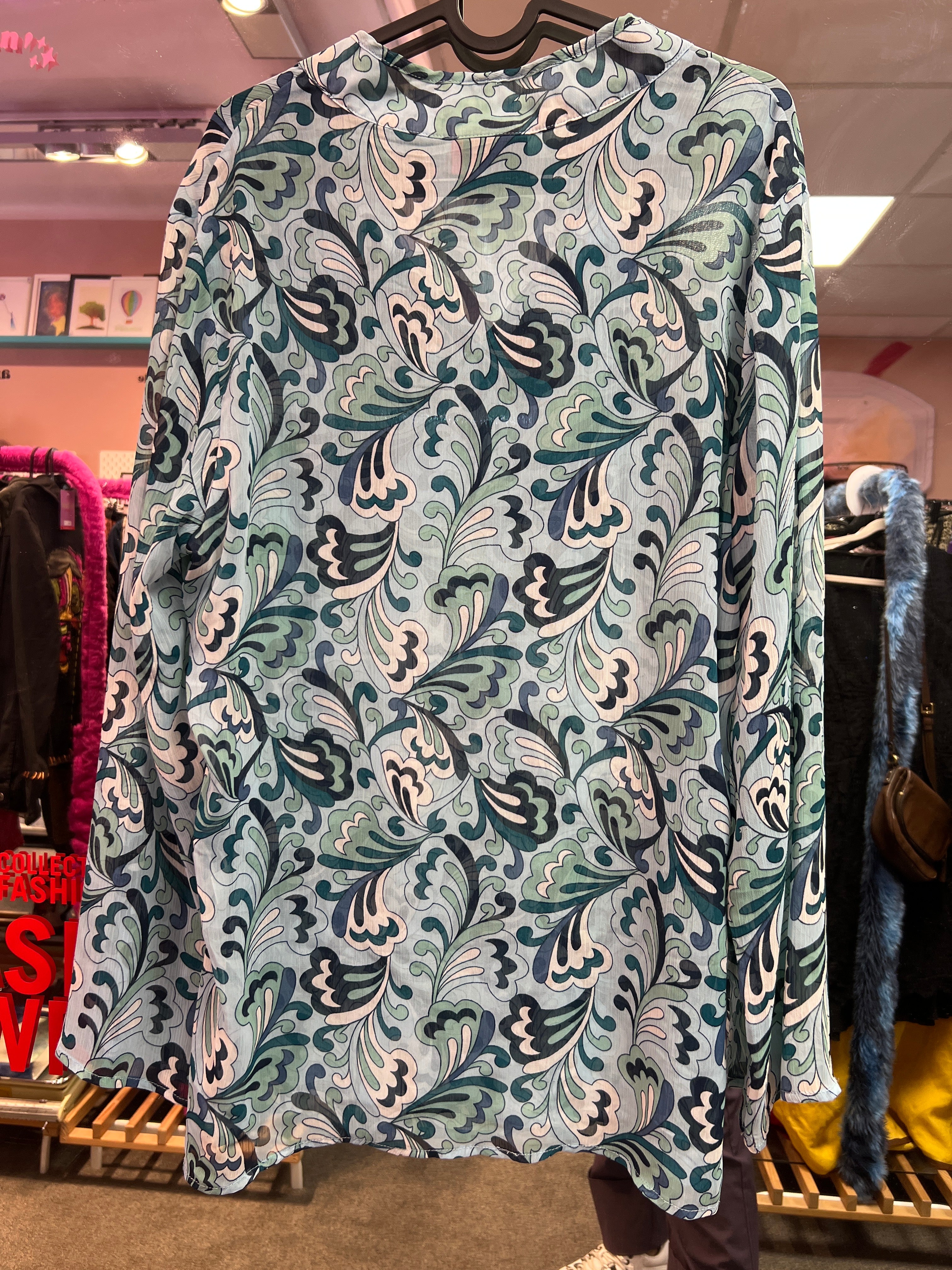 Gina benotti blue blouse