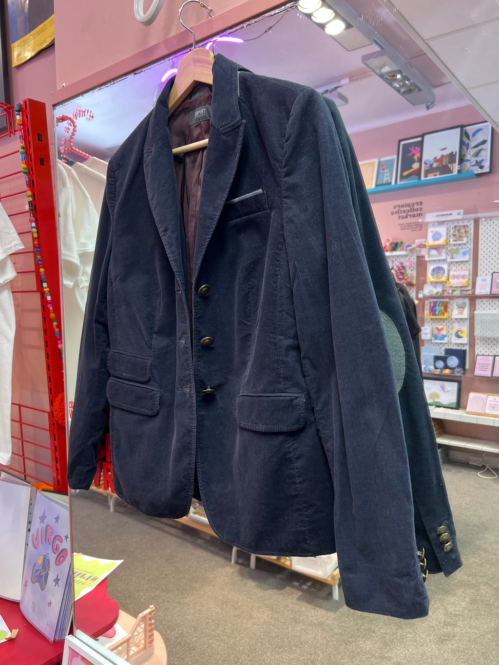 Esprit collection dark blue suit blazer