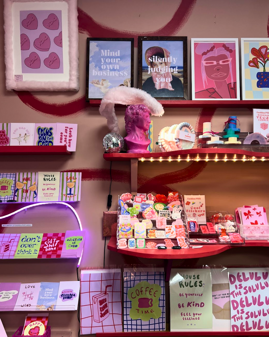 Silently judging you Poster & Postcard