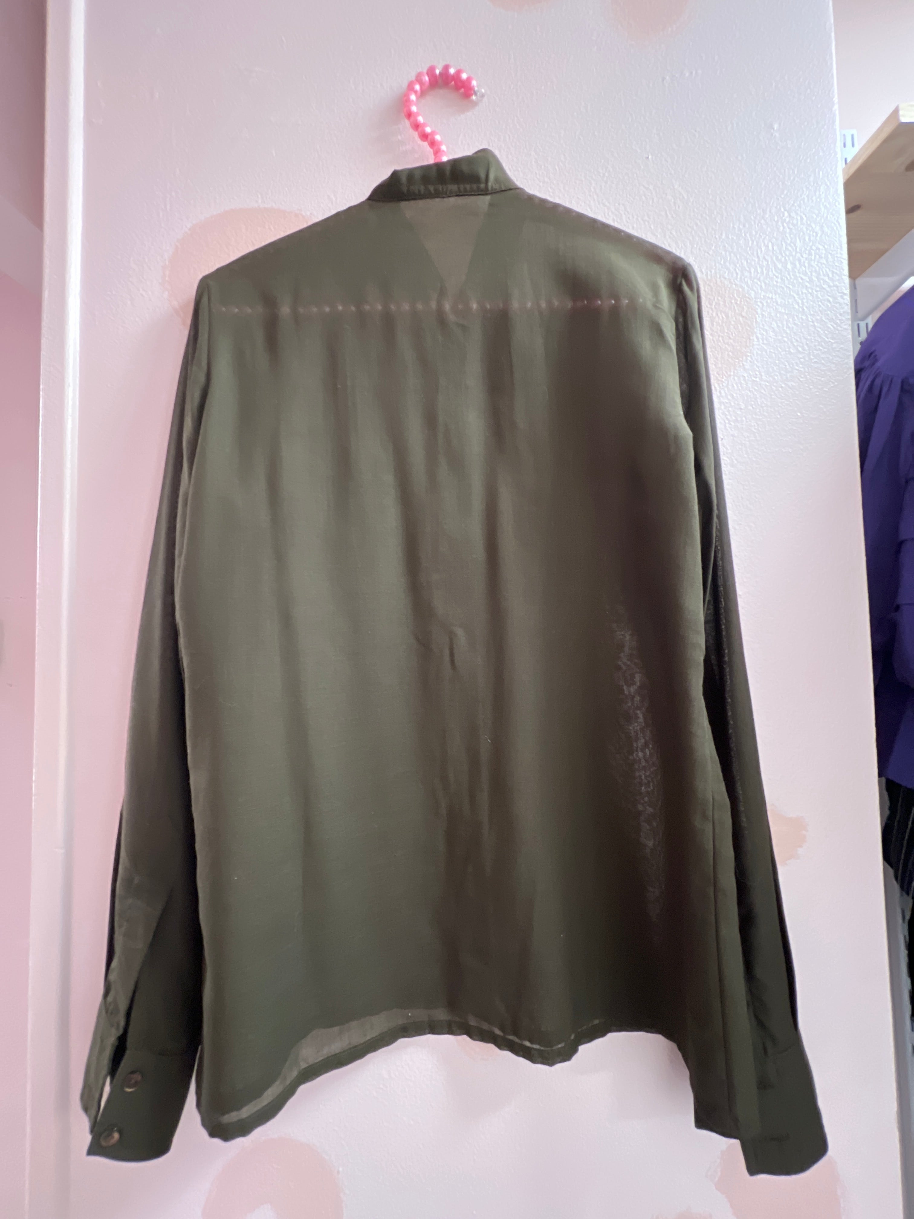 Military Green "Jean Philippe" Button-up Shirt