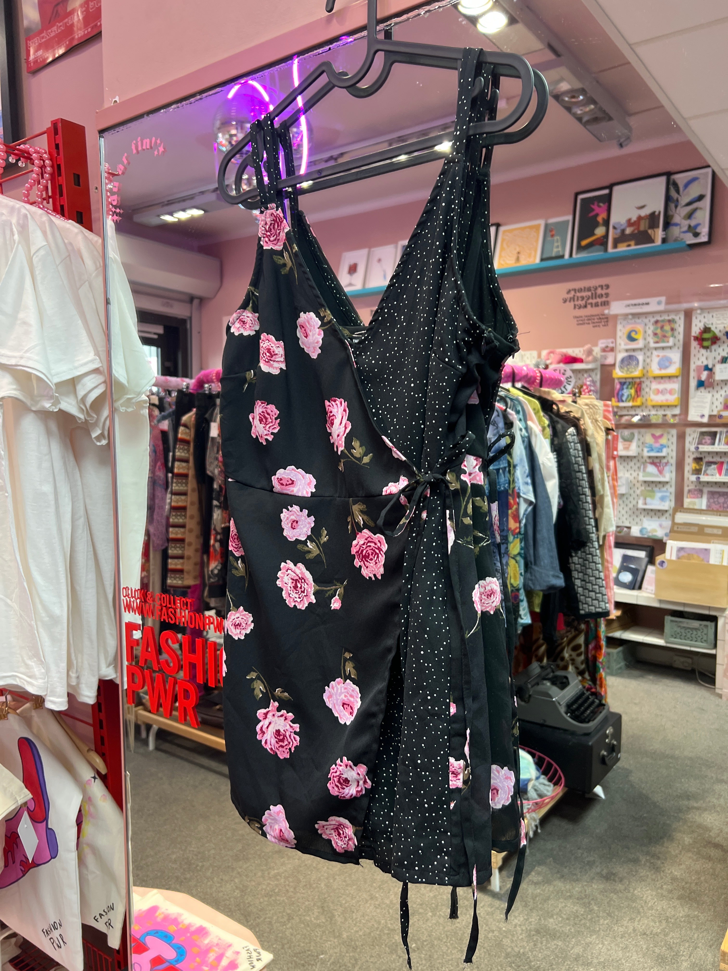 Polka dots and flowers dress