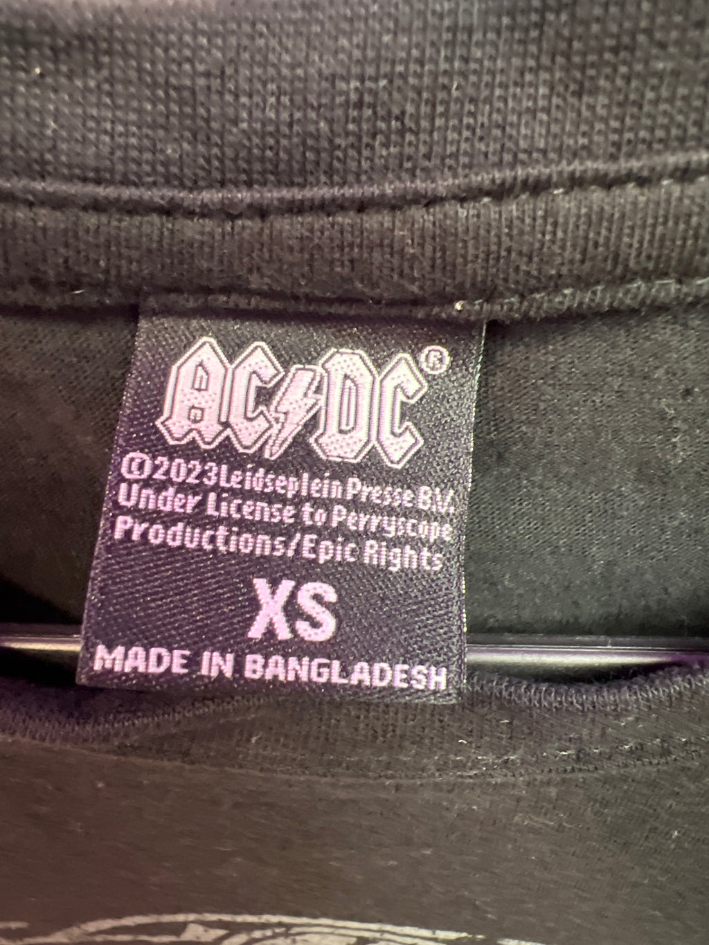 ACDC Black Ice T-shirt