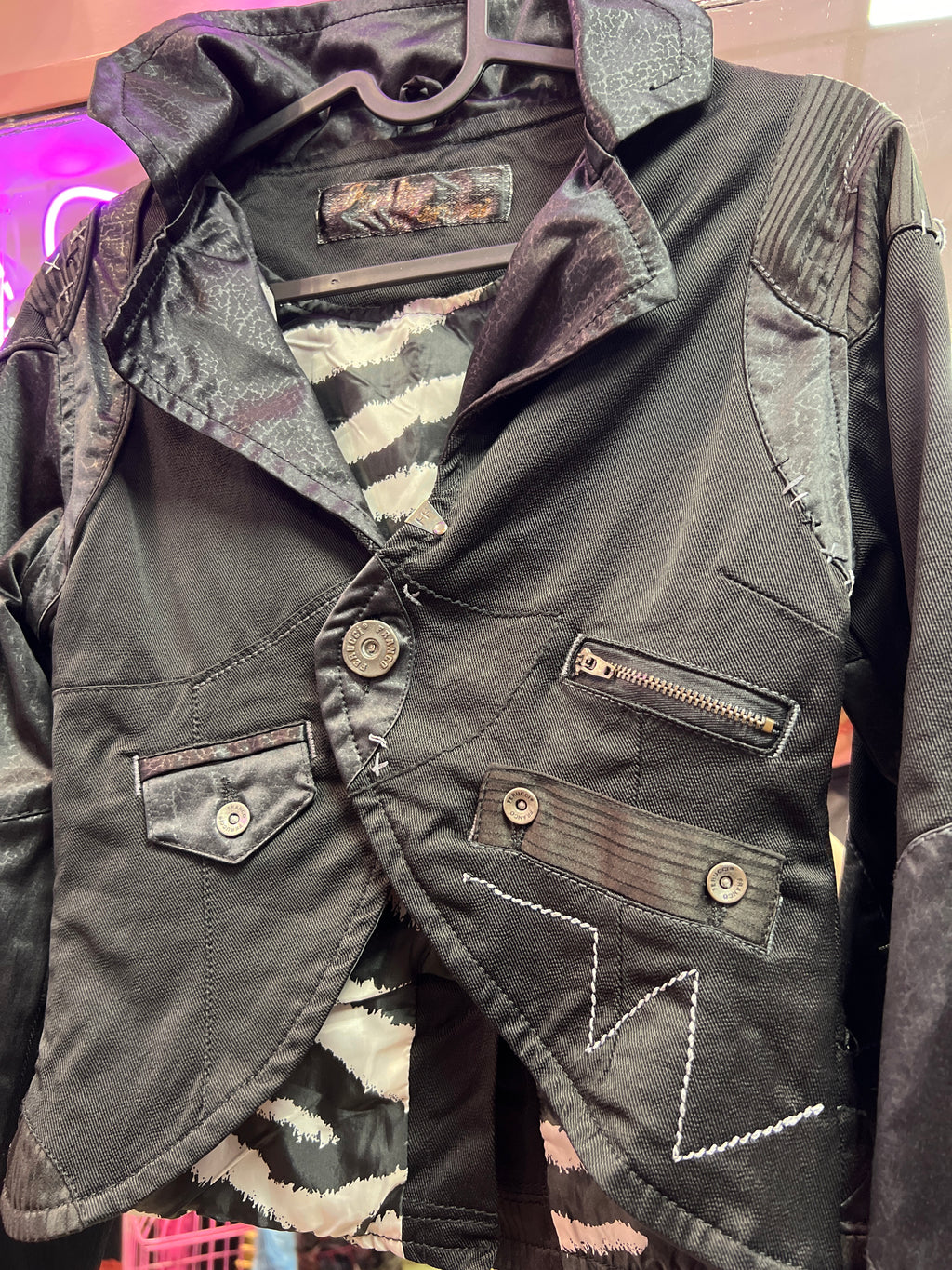 Goth Vampire Crop jacket y2k vibes