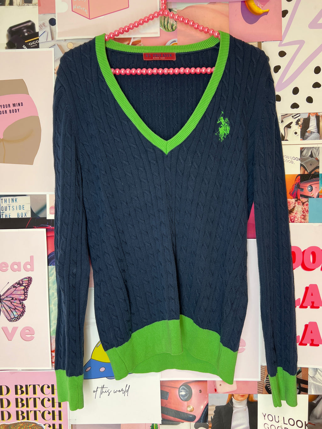 US Polo Blue and Green