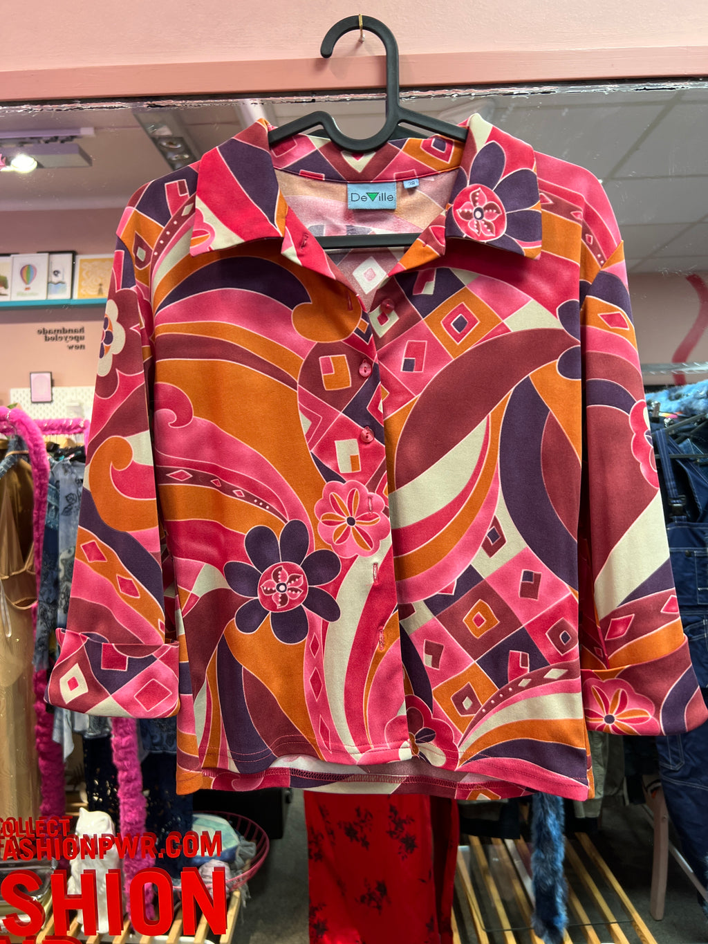 70s vibes De Ville shirt