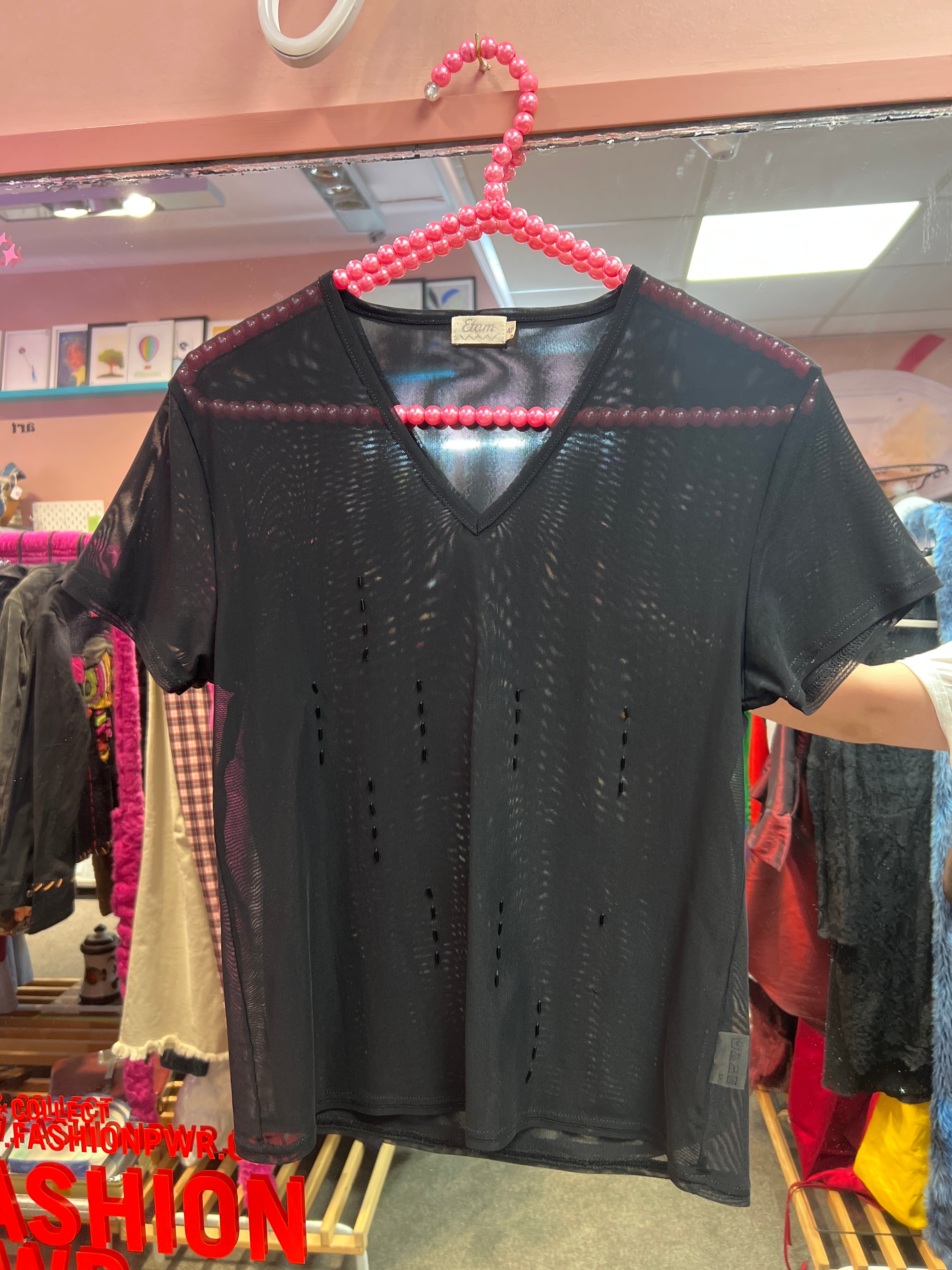 Etam see through top