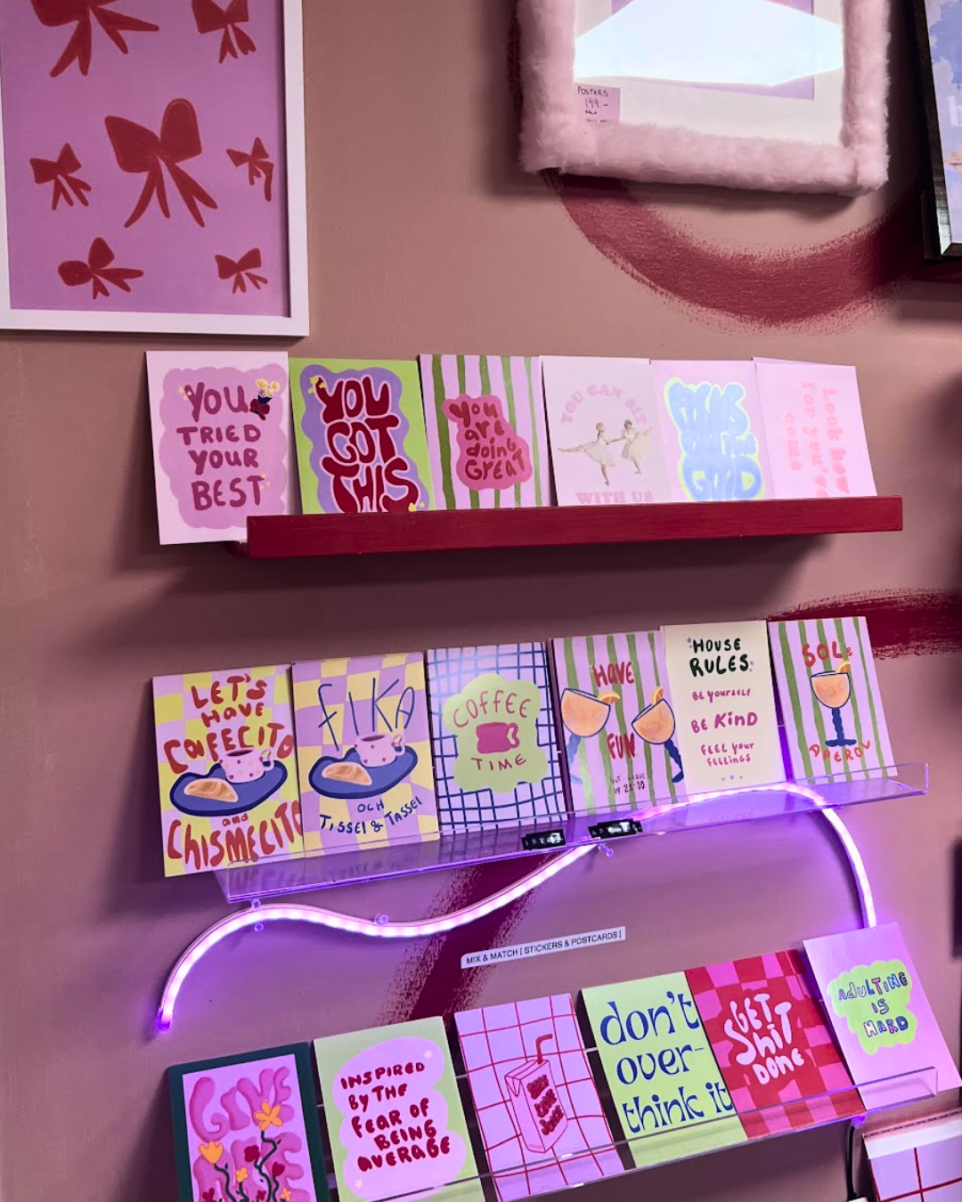 Postcard Ribbon Ribbons Poster & Postcard – Fashion PWR