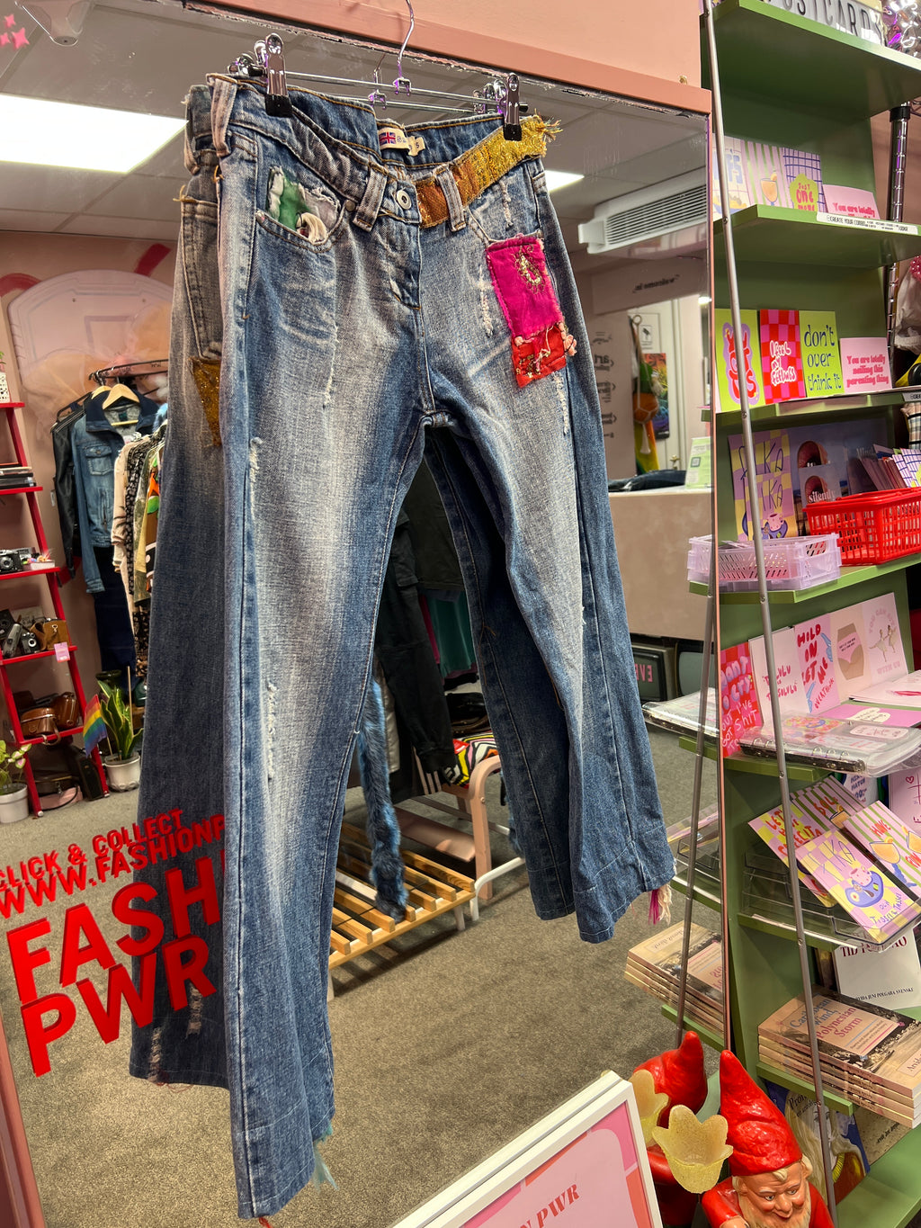 Patchwork jeans