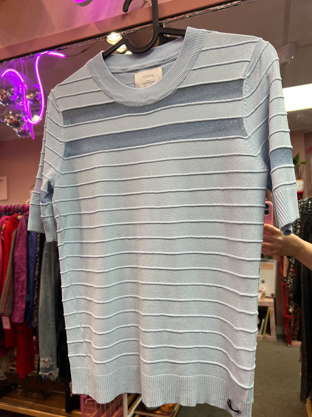 Numph blue top