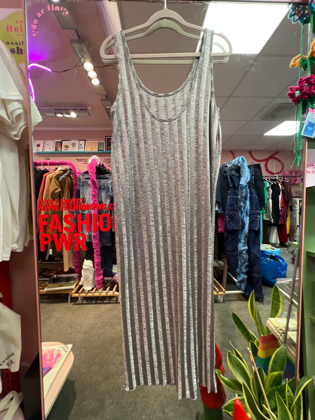 Shiny metallic dress