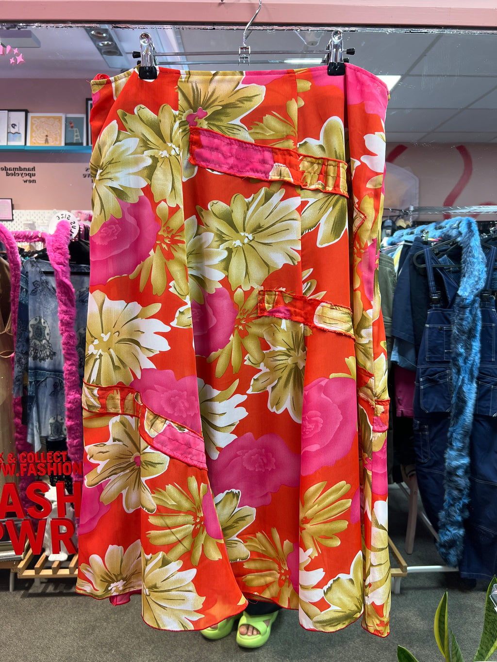 Summer vibes flower skirt