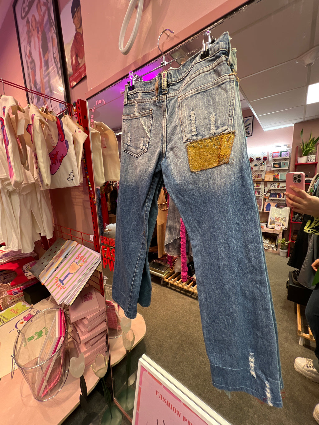 Patchwork jeans
