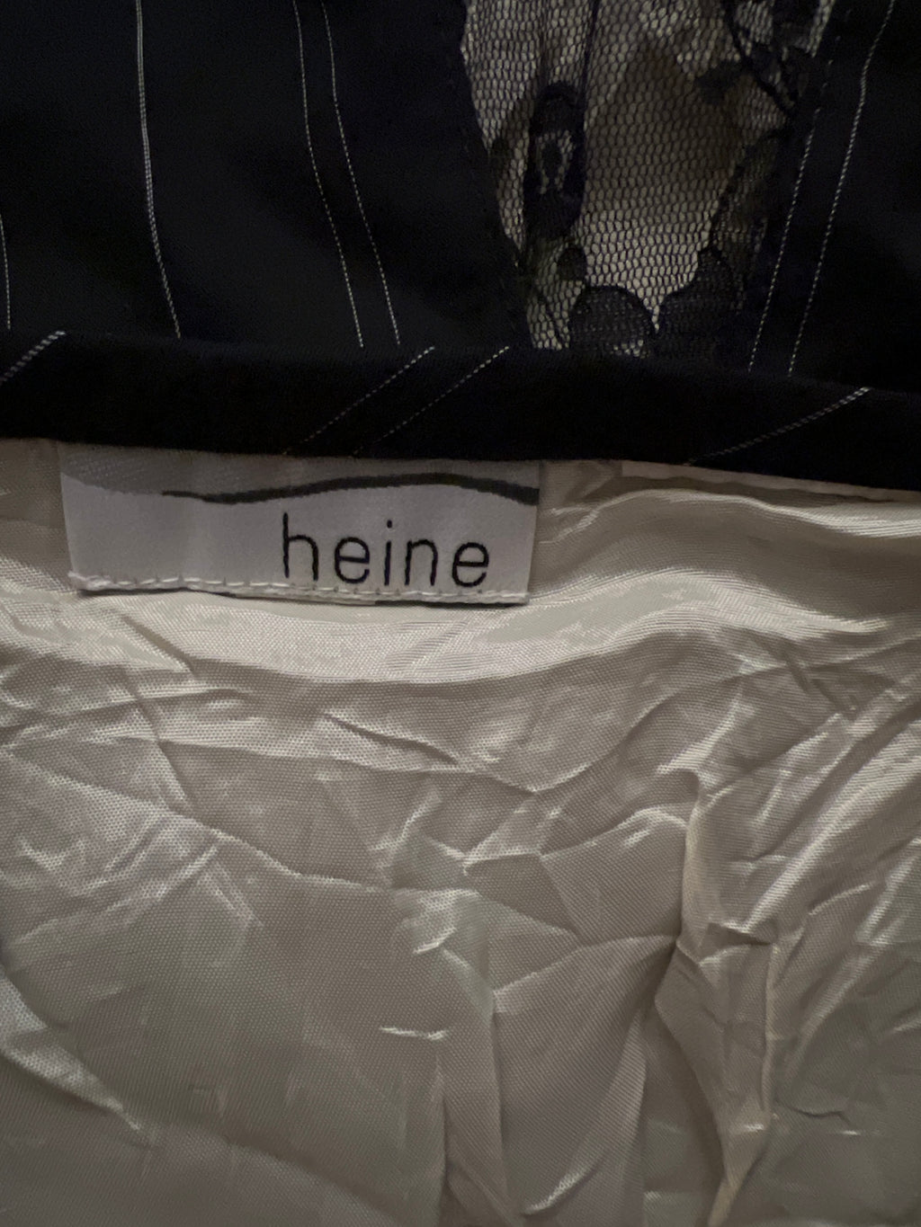 Office siren lace details top heine